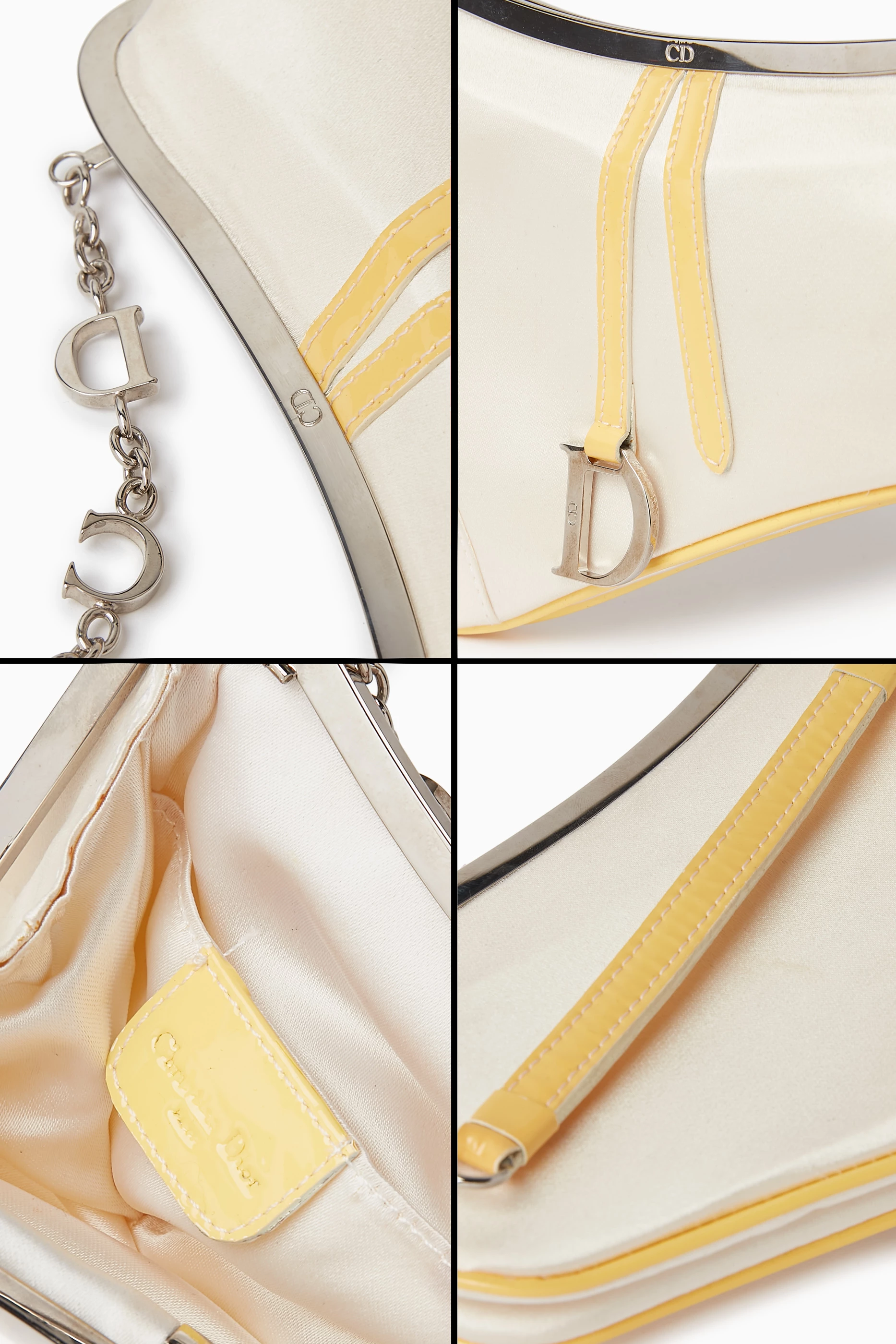 Dior satin saddle store