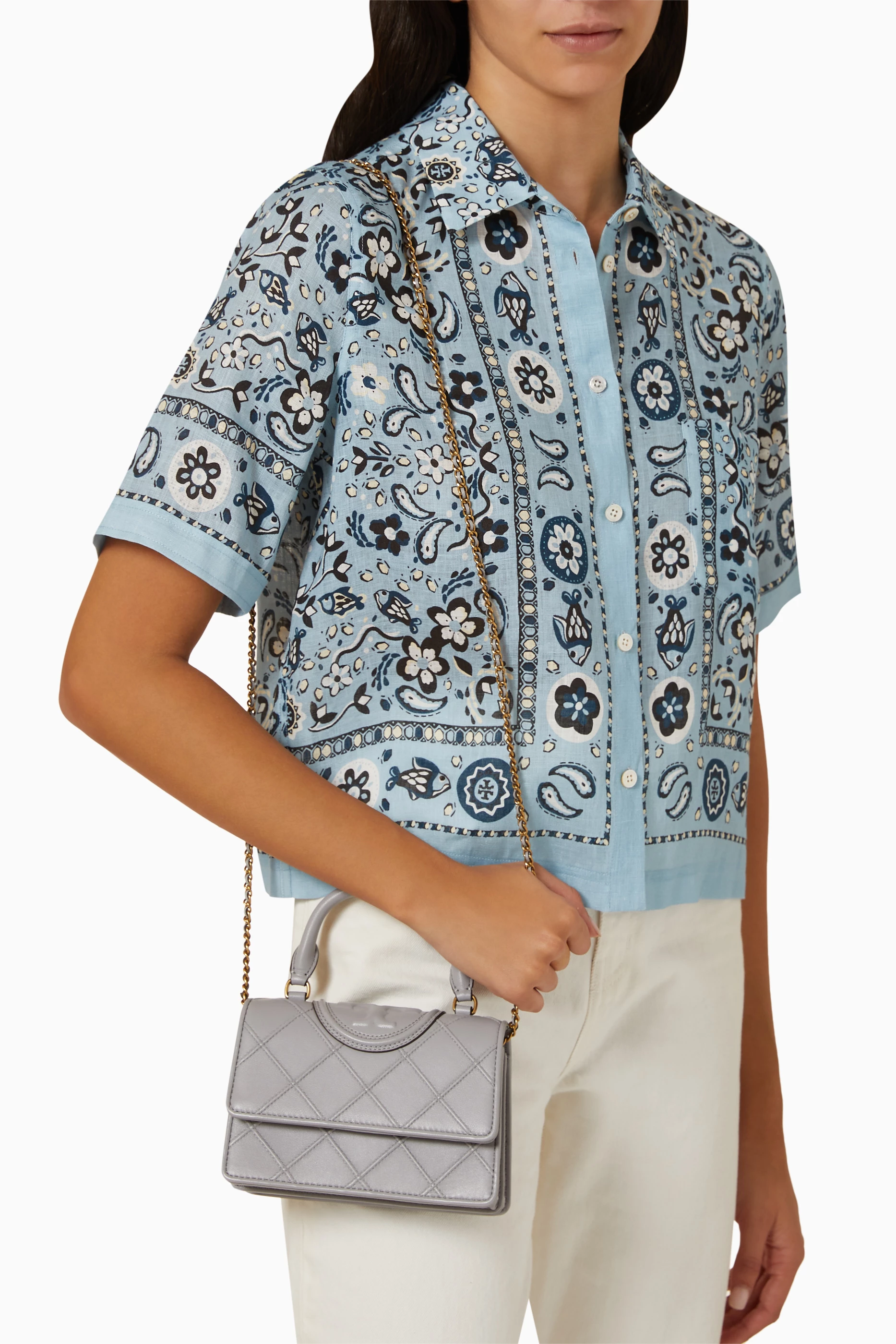 財布・小物その他 TORY BURCH MINI FLEMING CHAIN WALLET Tory Burch Mini Fleming Soft Chain Wallet – Luxe Paradise