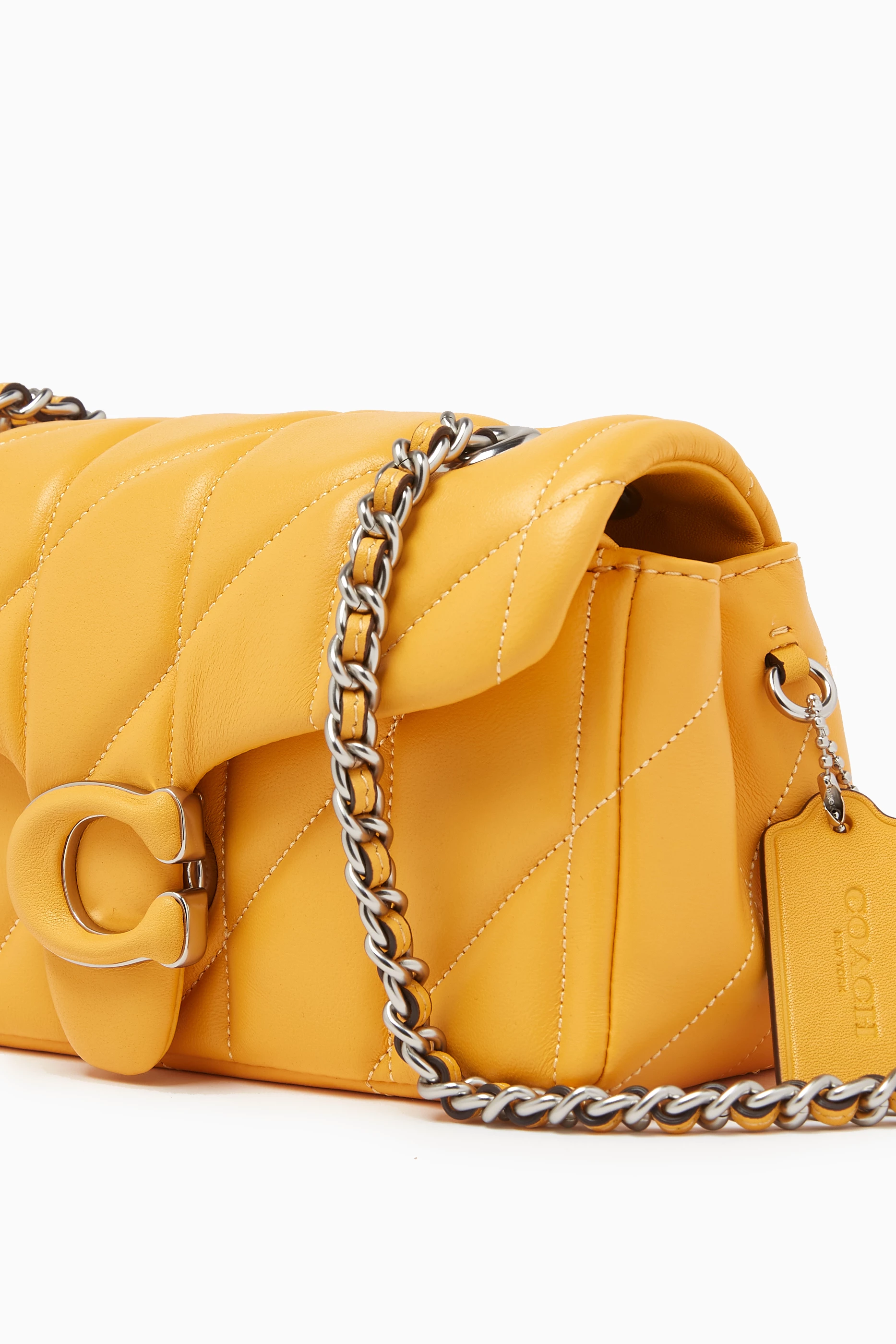 Buy Coach Yellow Tabby 20 Quilted Shoulder Bag in Nappa for Women Online Ounass Kuwait