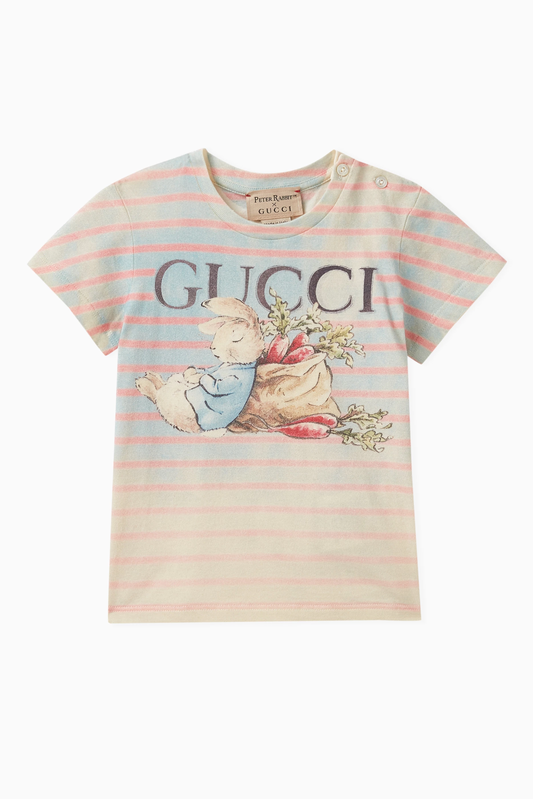 GUCCI Peter Rabbit コラボ Tシャツ 90cm 新品】GUCCI × PETER RABBIT Tシャツ 子供服90㎝