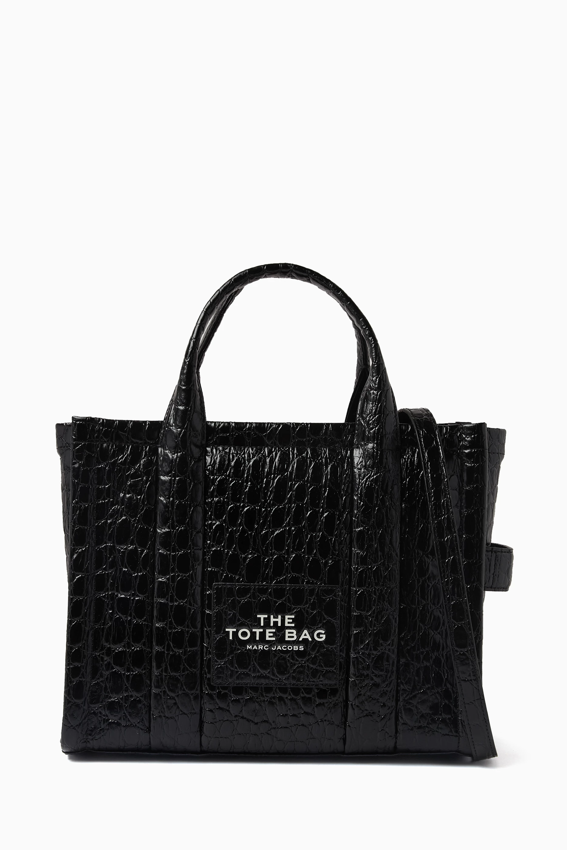 ＜Marc Jacobs＞'The Leather Medium' トートバッグ ブラック Marc Jacobs The Medium Tote Bag | Black | FARFETCH