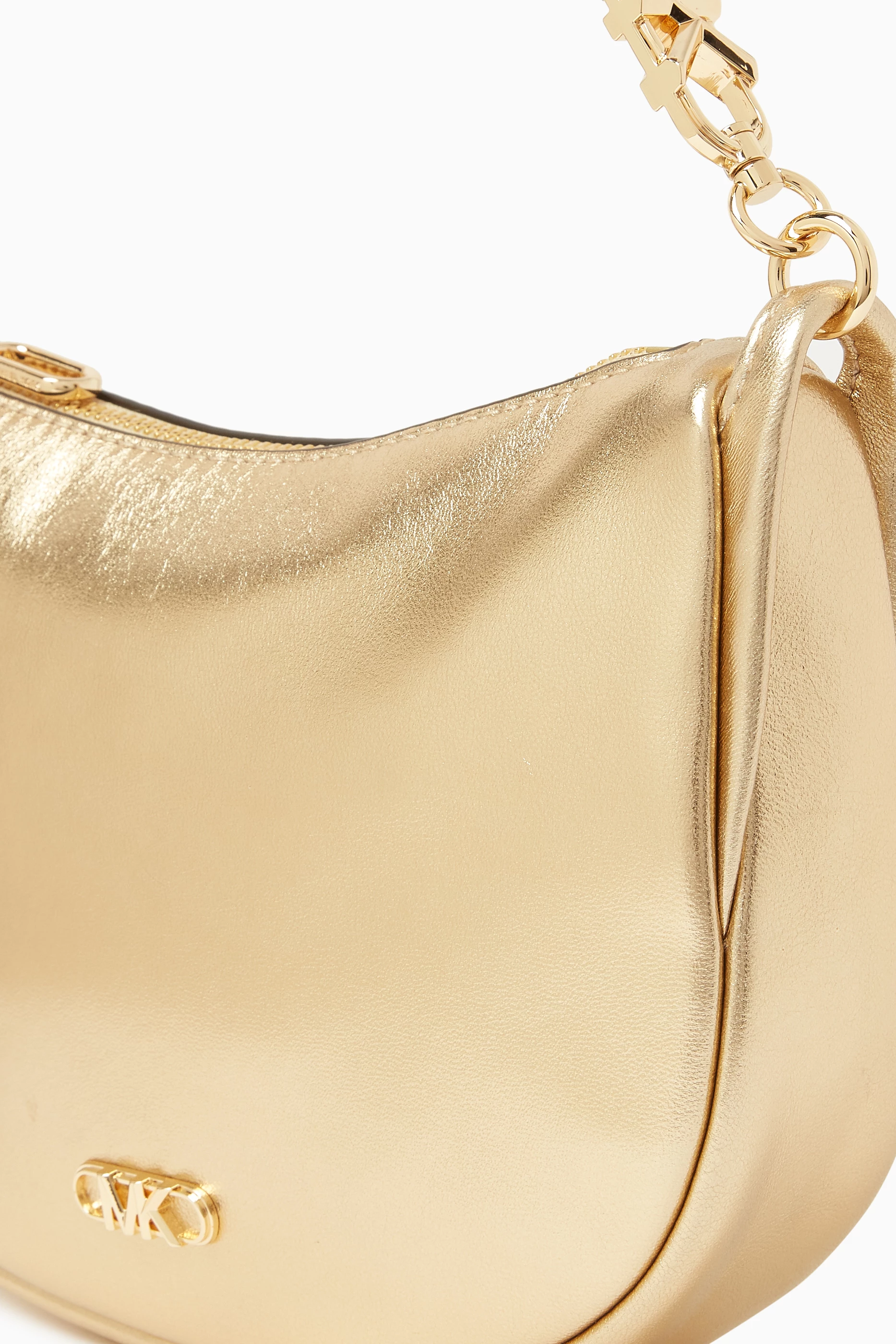 Buy Michael Kors Gold Small Kendall Bracelet Shoulder Bag in