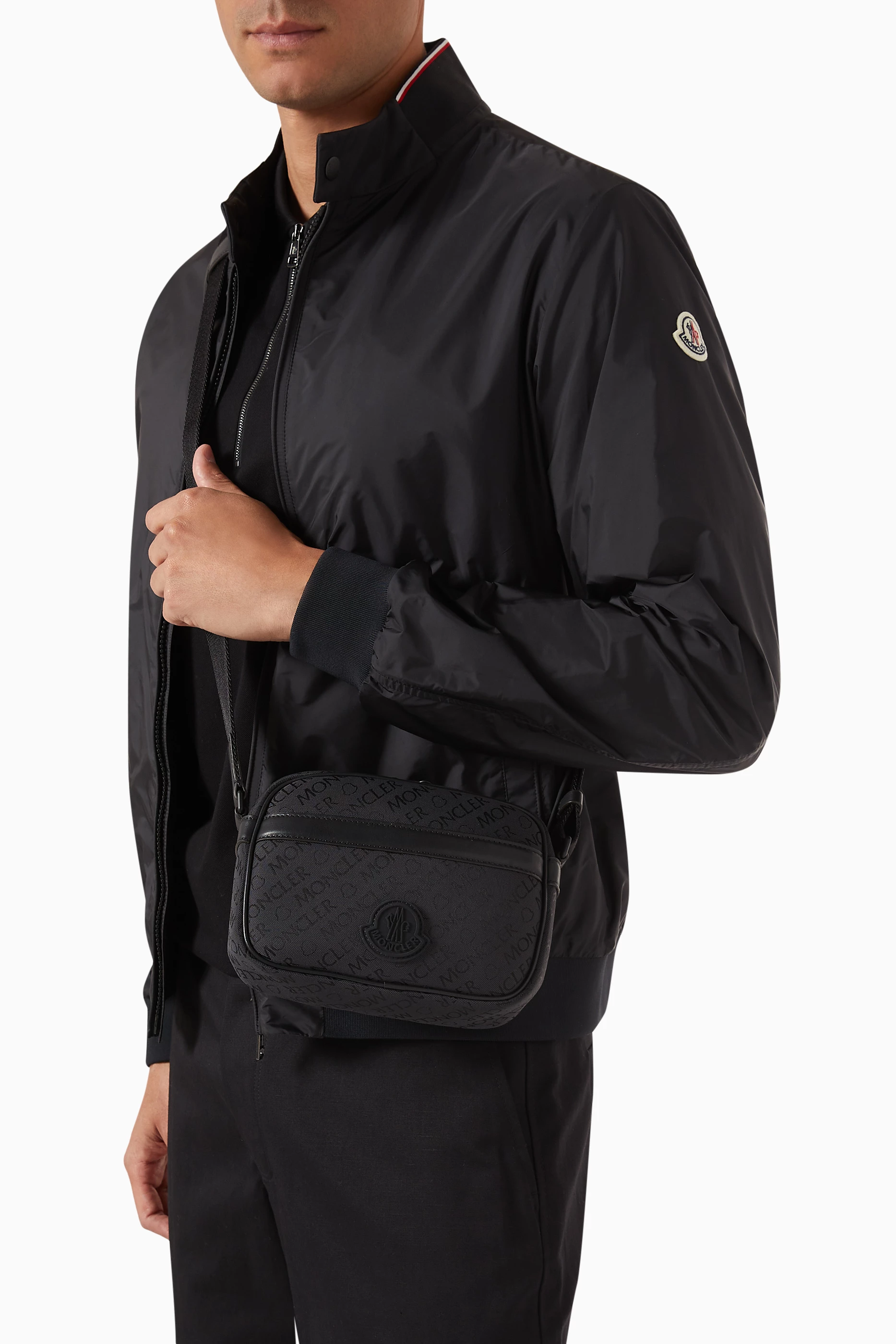 Buy Moncler Black Tech Crossbody Bag for Men Online | Ounass
