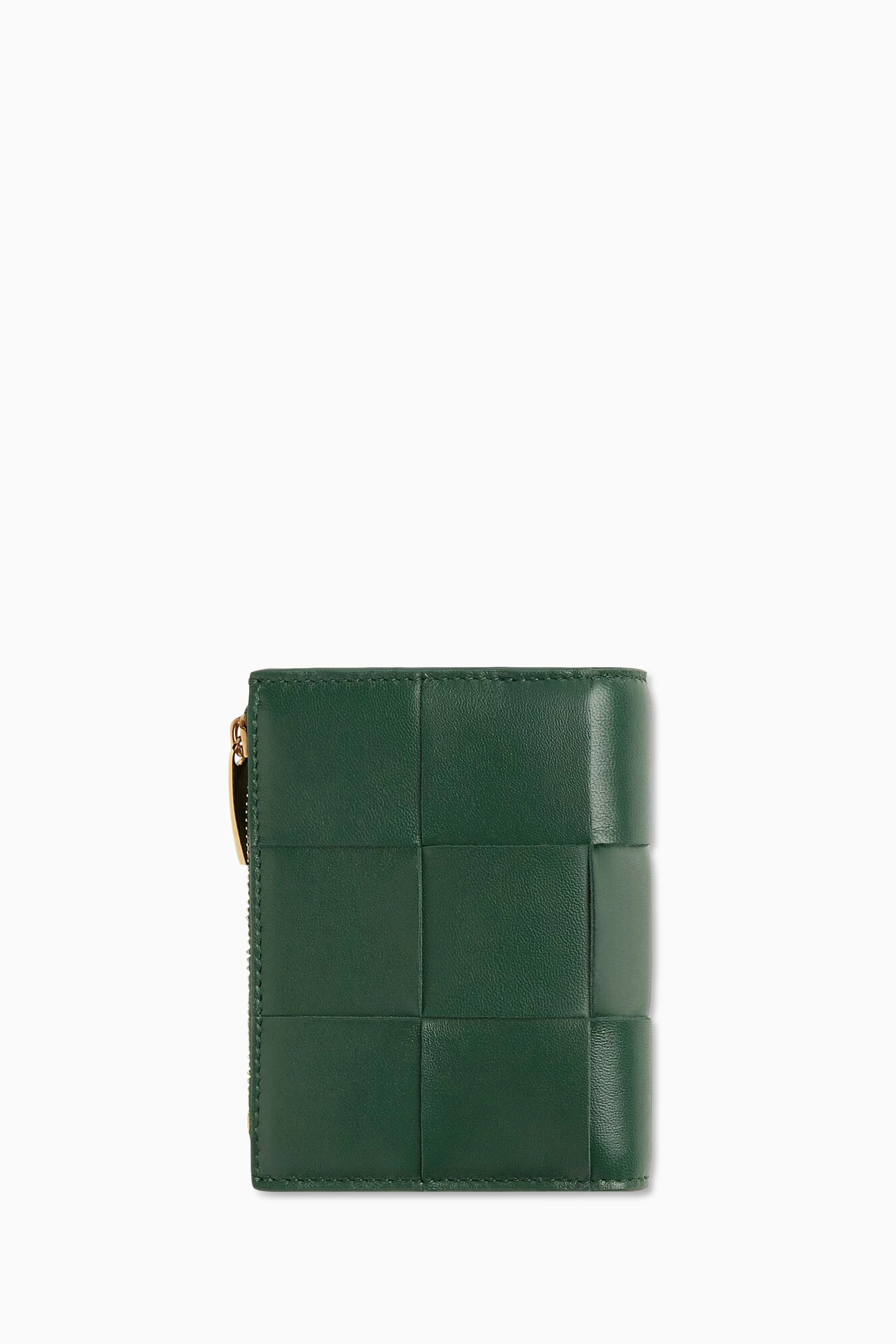 【BOTTEGA VENETA】Small Cassette Bi-Fold Zip Wallet 折り財布 Bottega Veneta® Women's Cassette Small Bi-Fold Wallet in