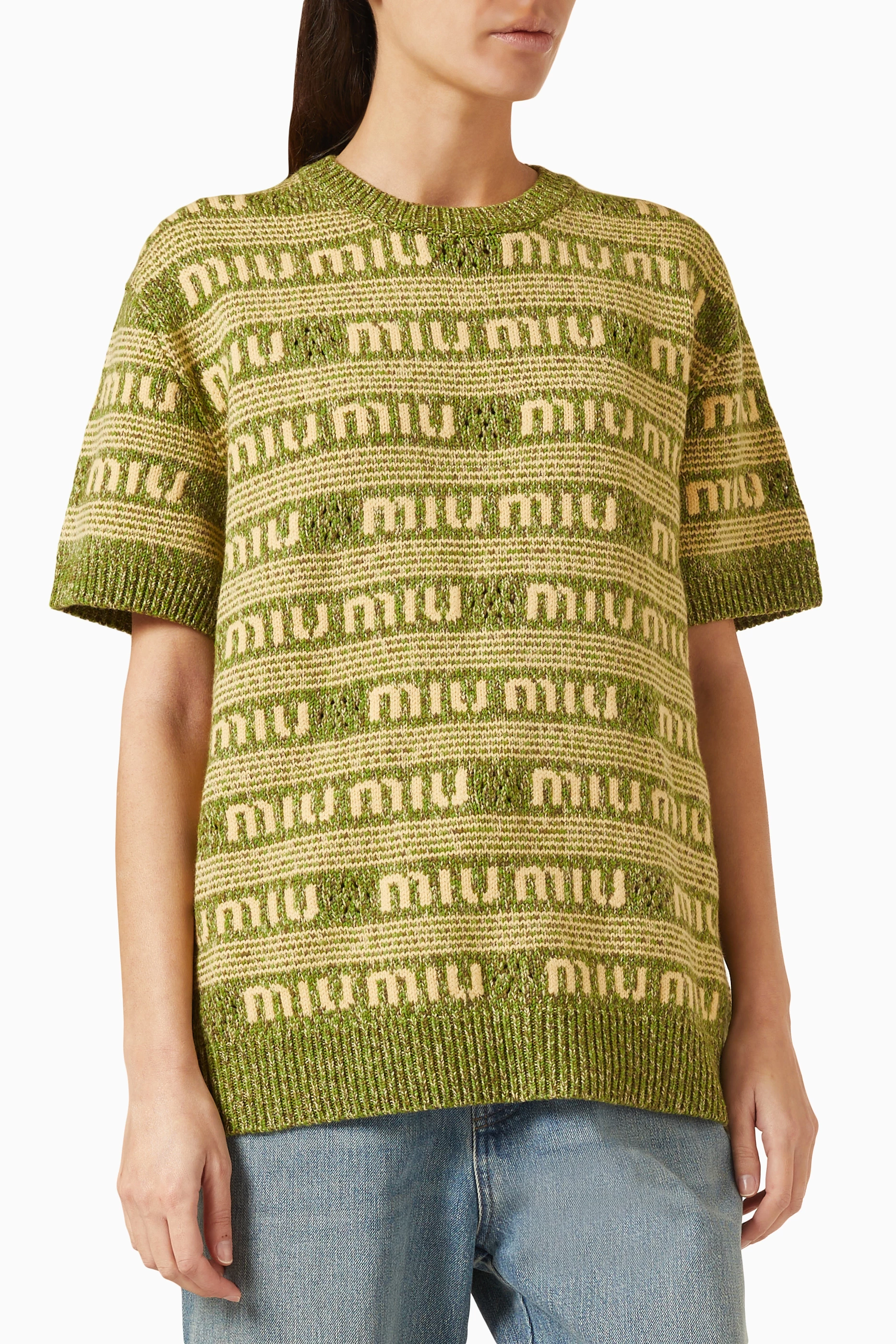 Miu miu knitwear deals