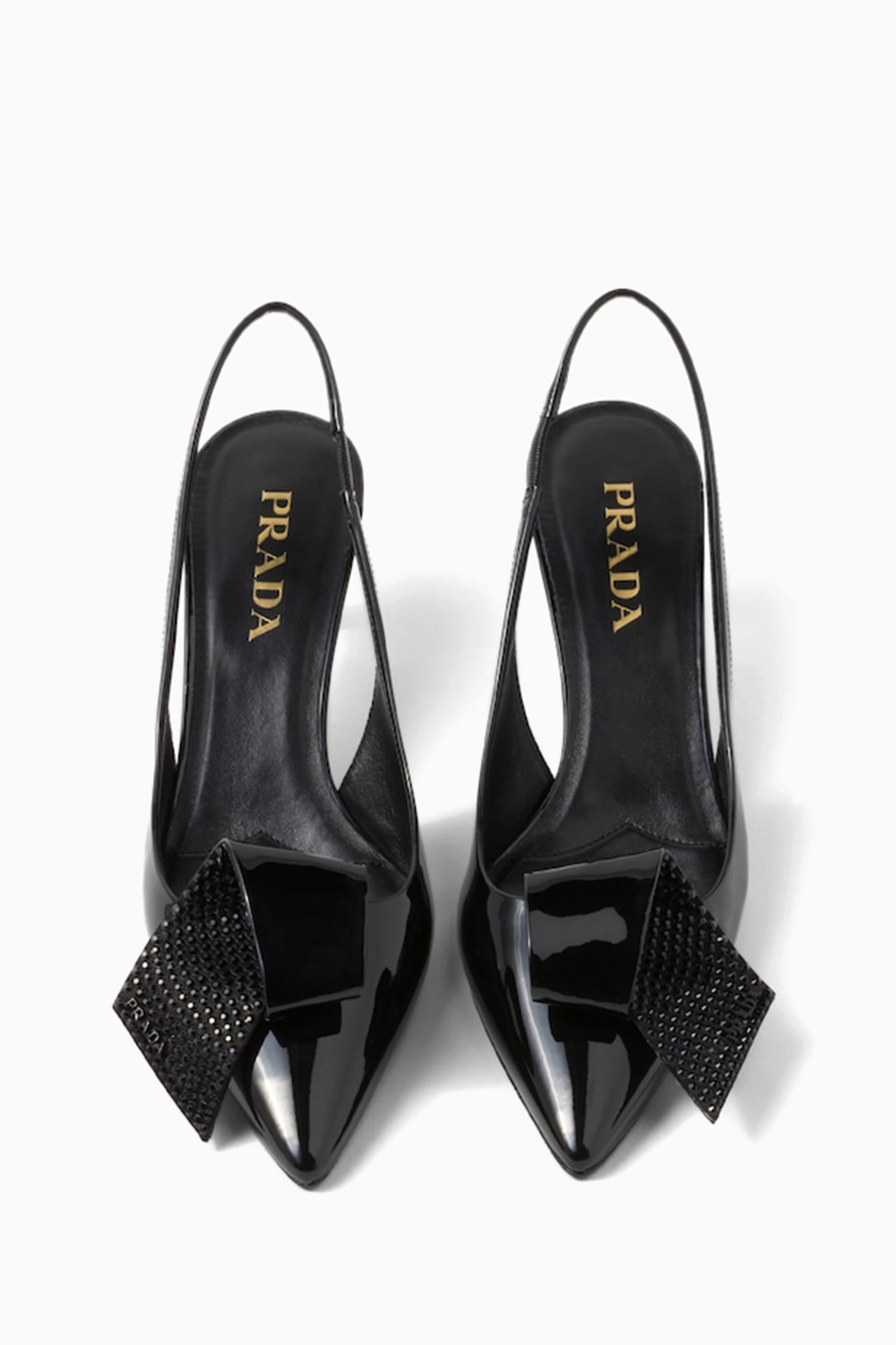 Prada slingback bow discount