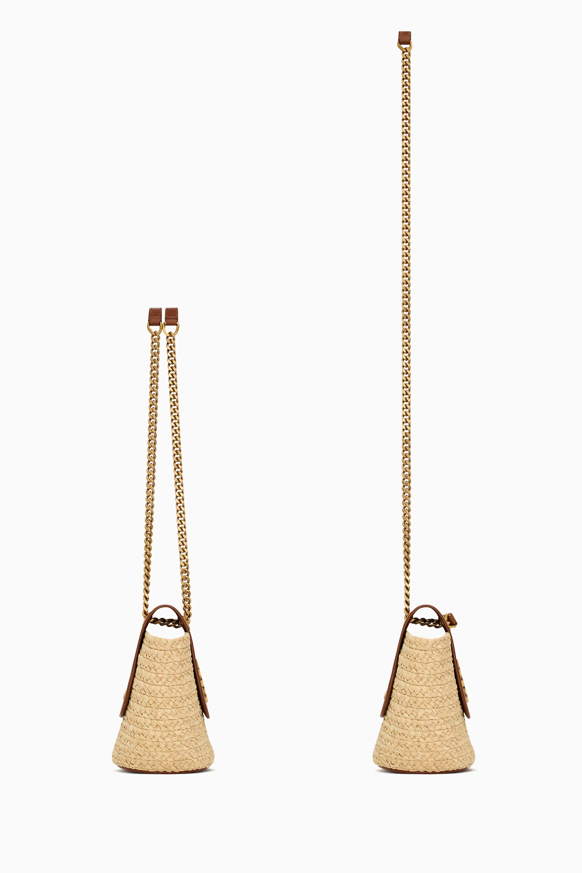 Saint Laurent＊ミニ manon raffia/Vegetable tanned leather mini Manon in raffia | Saint Laurent | YSL US