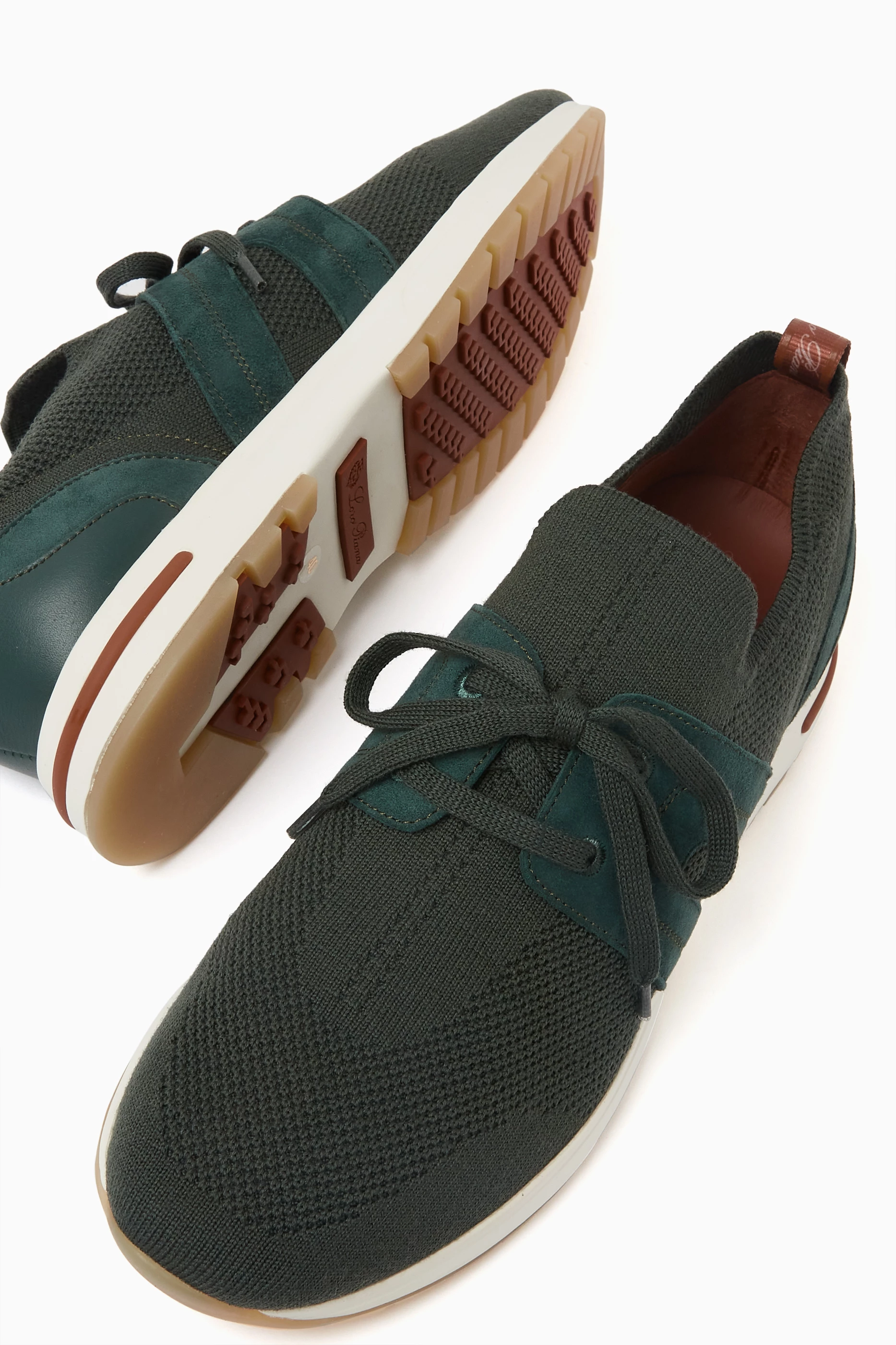 Buy Loro Piana Green 360 Lady Flexy Walk Sneakers in Wish