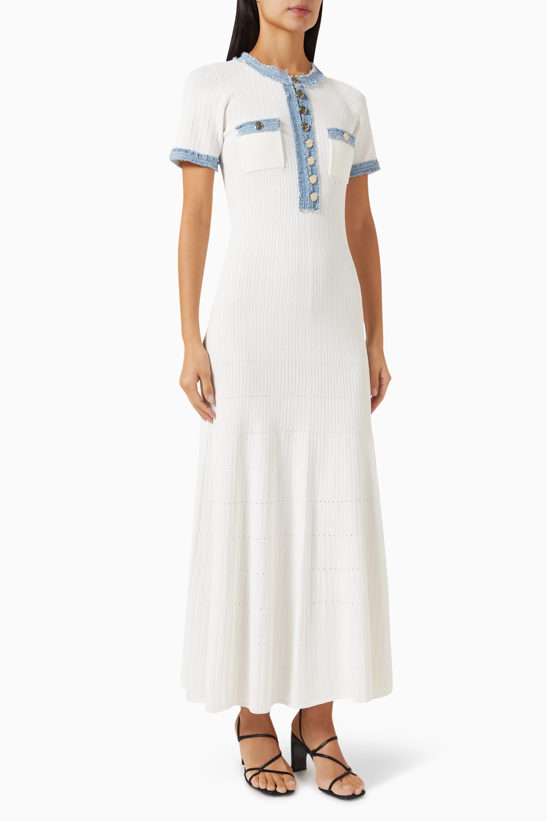 White dress sandro hot sale