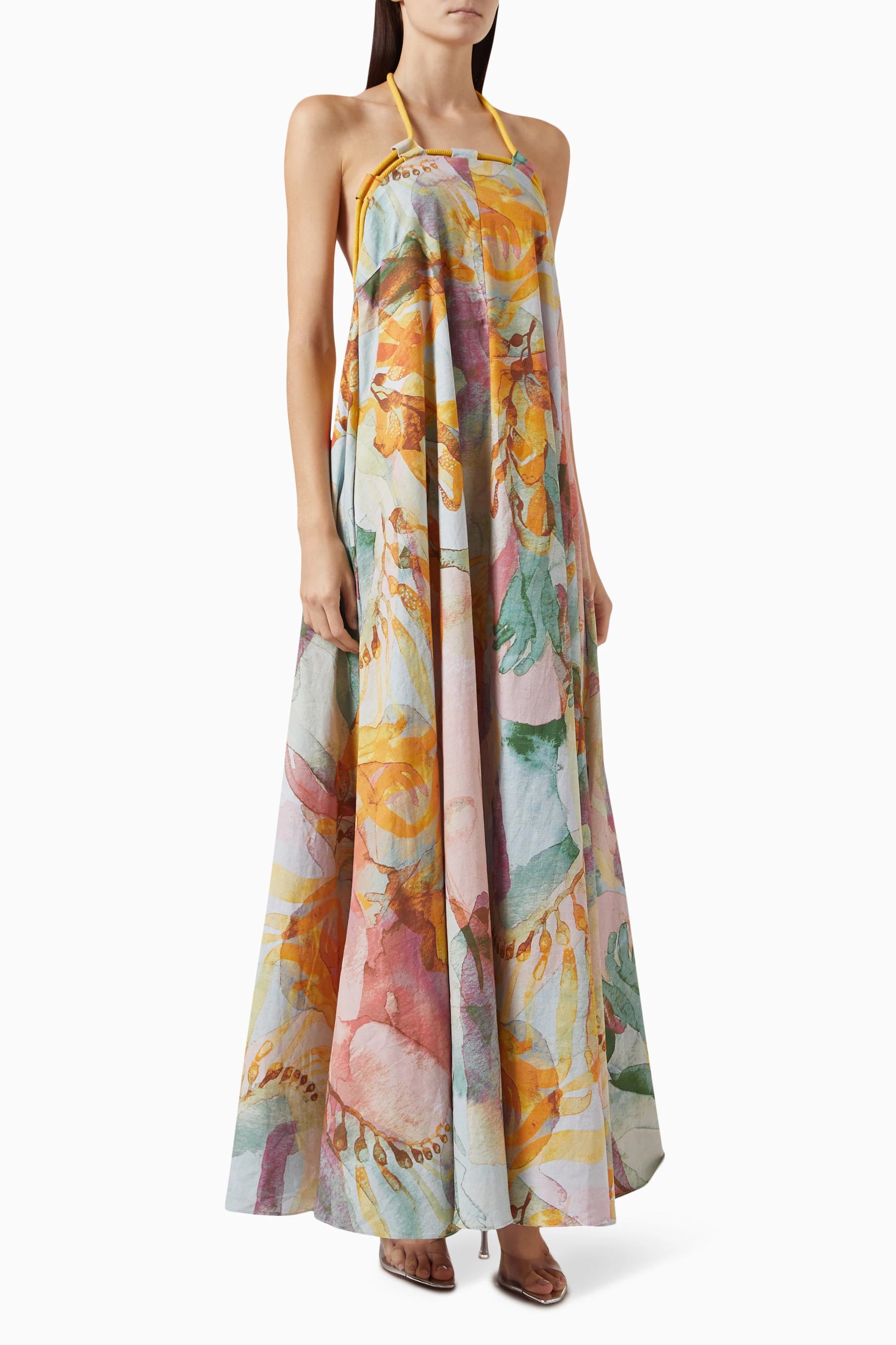 andrea iyamah essi cotton maxi dress Buy Andrea Iyamah Multicolour Essi Maxi Dress in Cotton for Women Online
