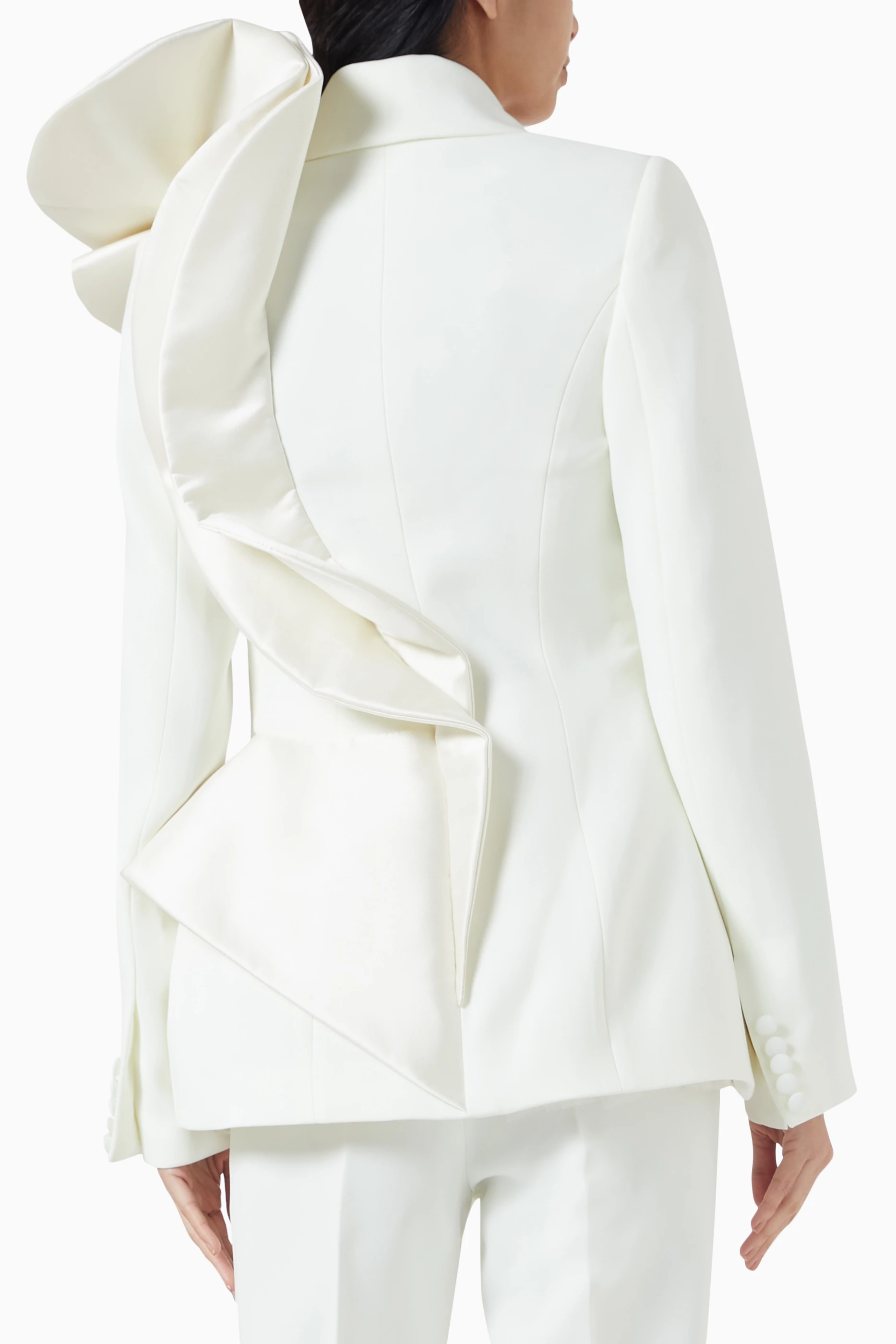 Ruffle blazer online