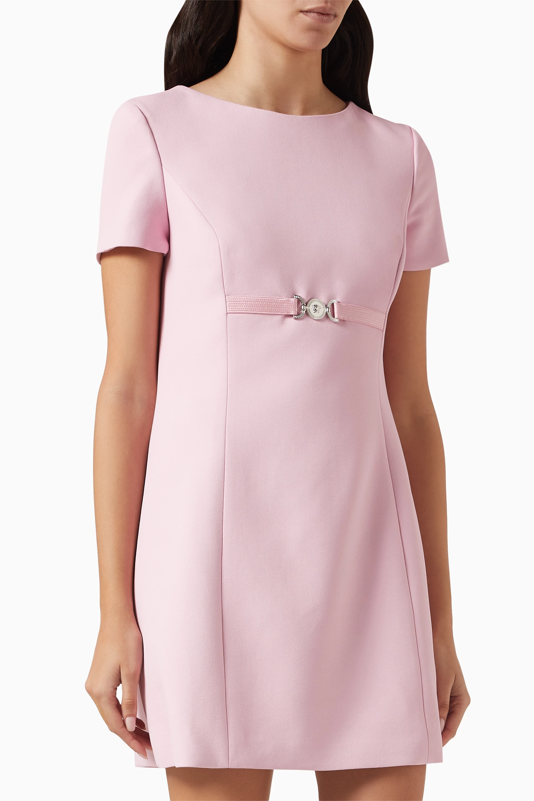 Buy Versace Pink Medusa '95 Mini Dress for Women Online