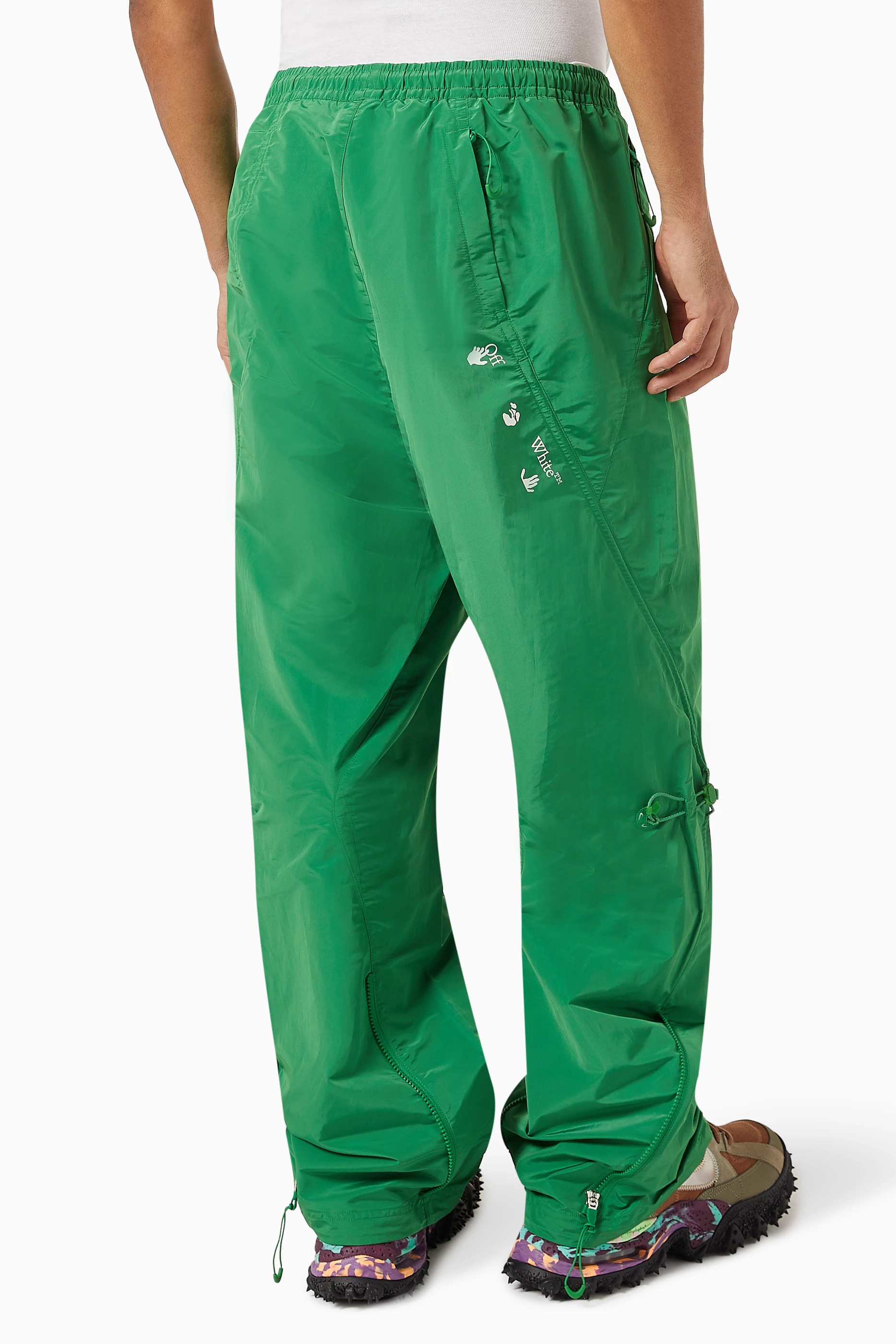 Buy Nike Green x Off-White Track Pants for Men Online | Ounass Kuwait