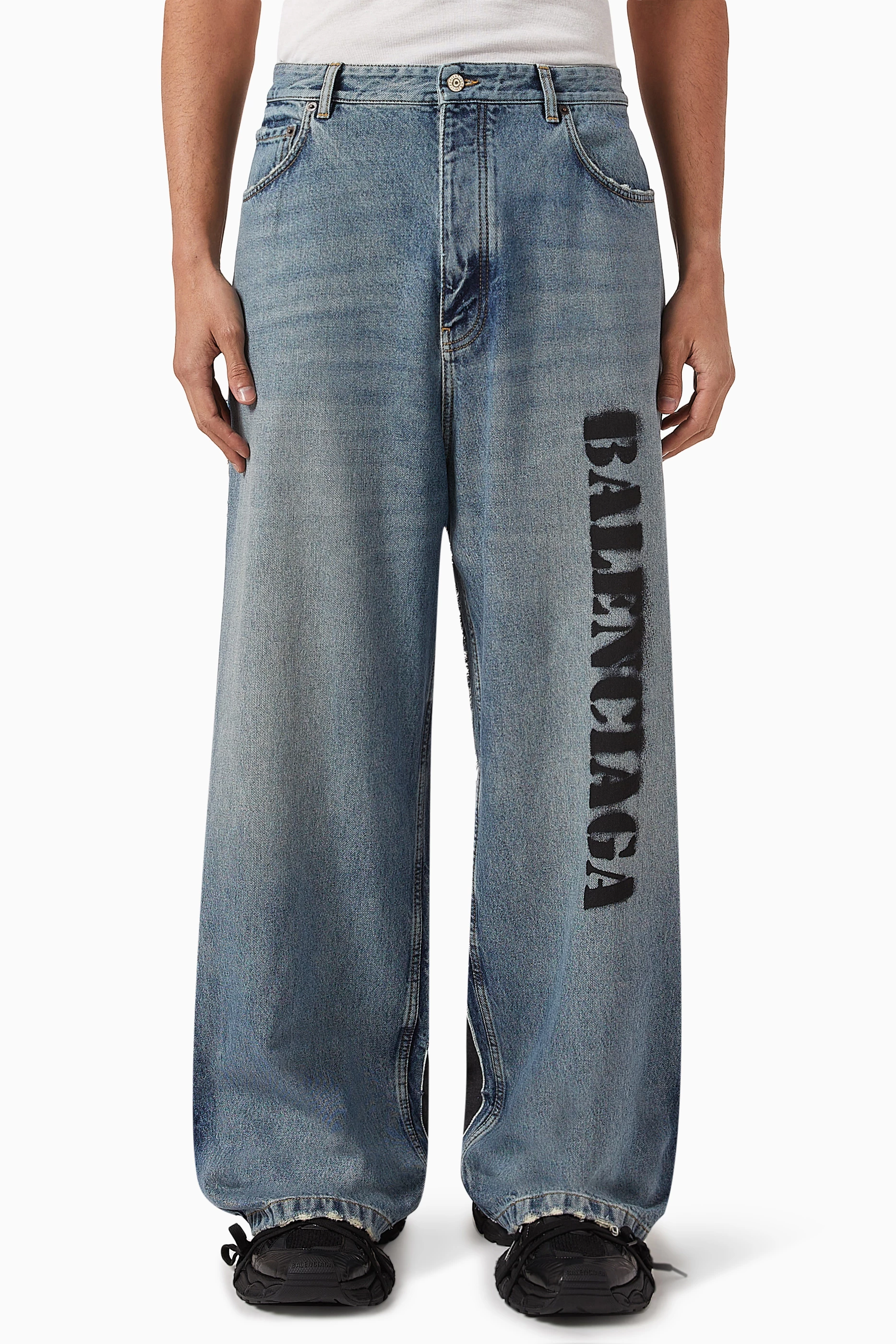 Balenciaga　23SS メンズ HYBRID BAGGY JEANS Balenciaga23SS メンズ HYBRID BAGGY JEANS