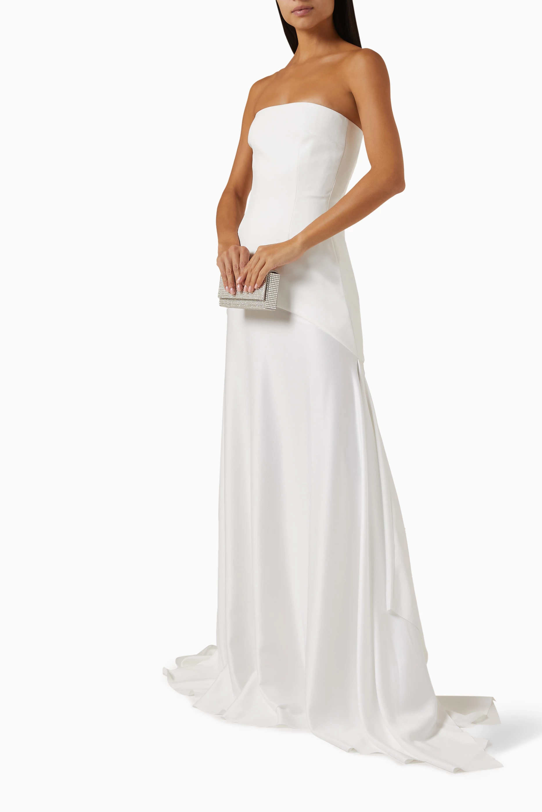 the alessandra maxi dress in cream SOLACE London Alessandra Maxi Dress in Cream