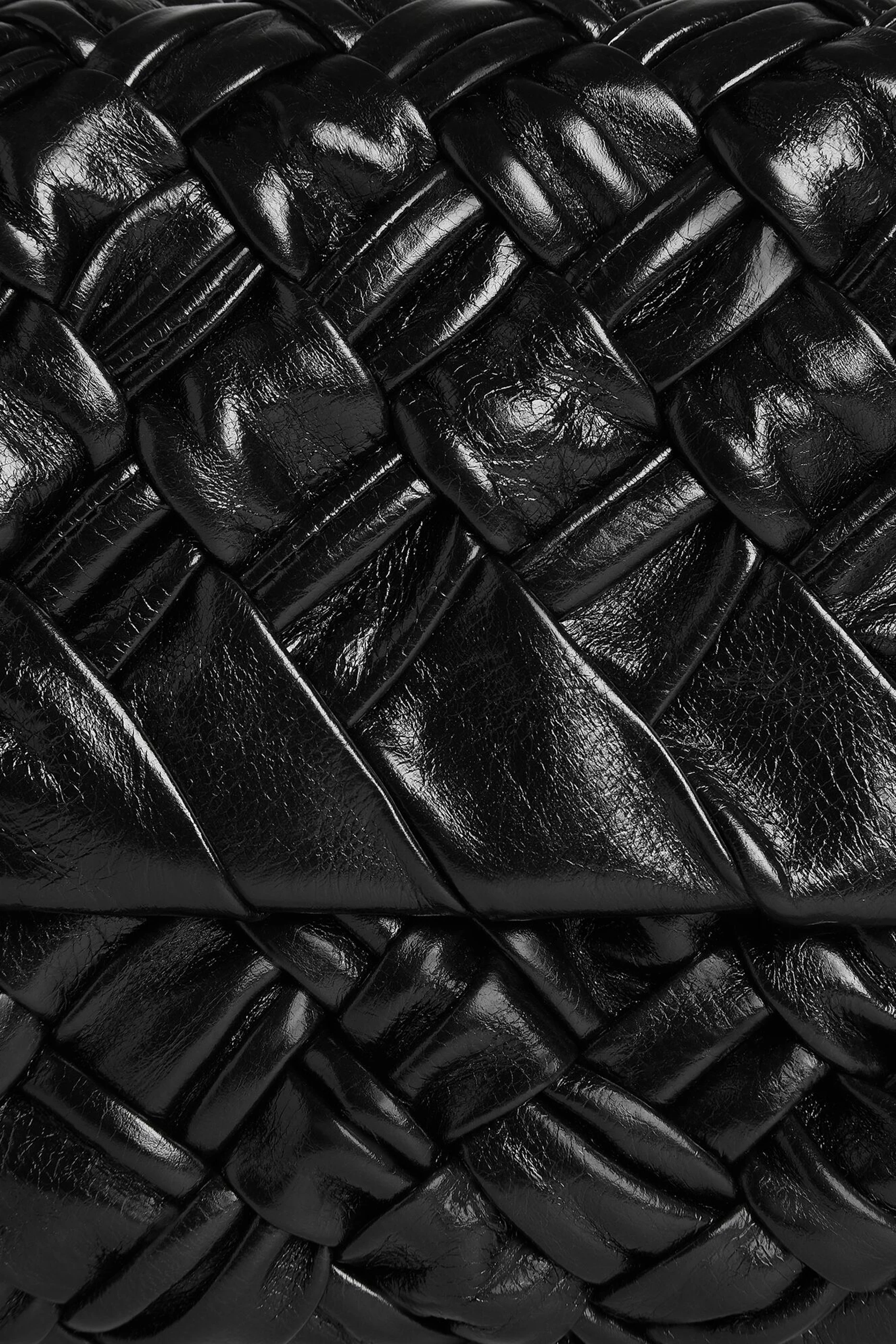 【関税&送料込】Bottega Veneta Black Leather Kalimero Cha-Ch Bottega Veneta Black Kalimero Cha-Cha Bag Bottega Veneta