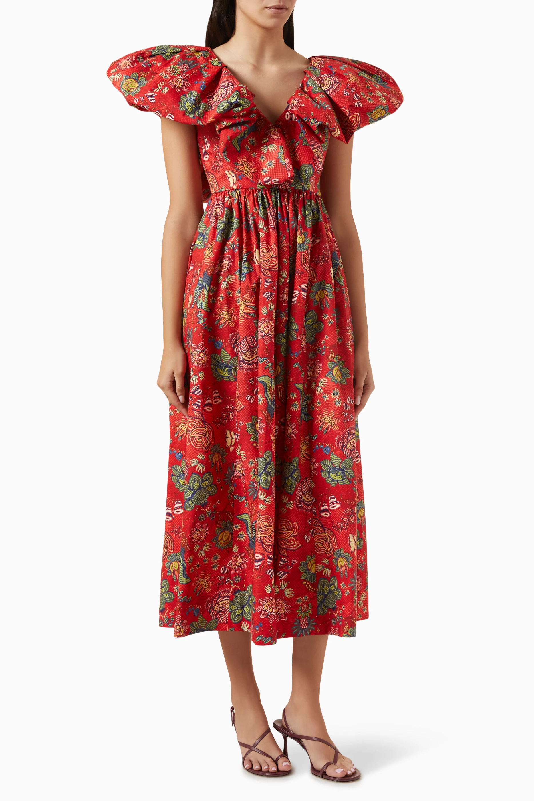 Ulla johnson red dress cheap