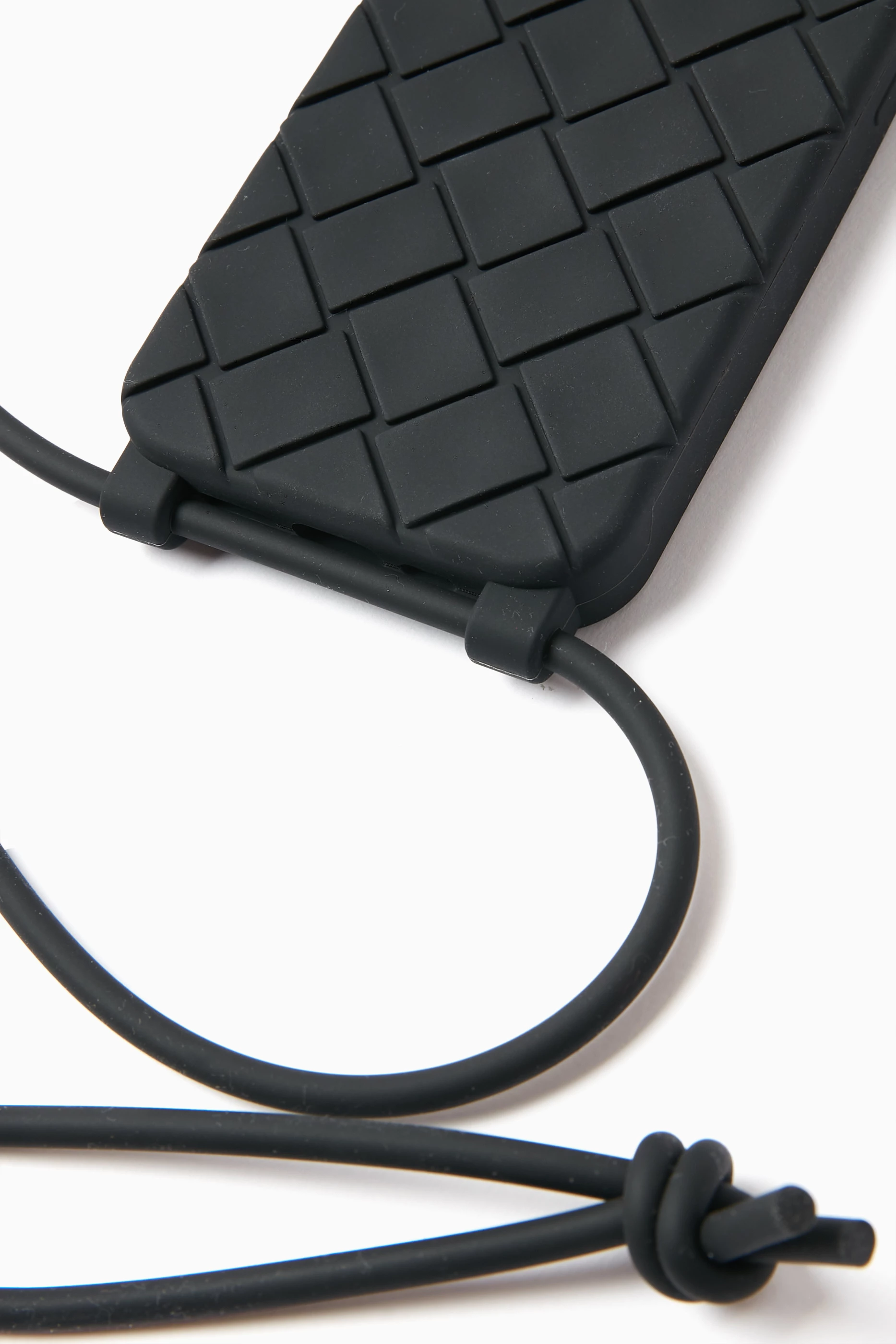 Buy Bottega Veneta Black iPhone 15 Pro Case and Strap in