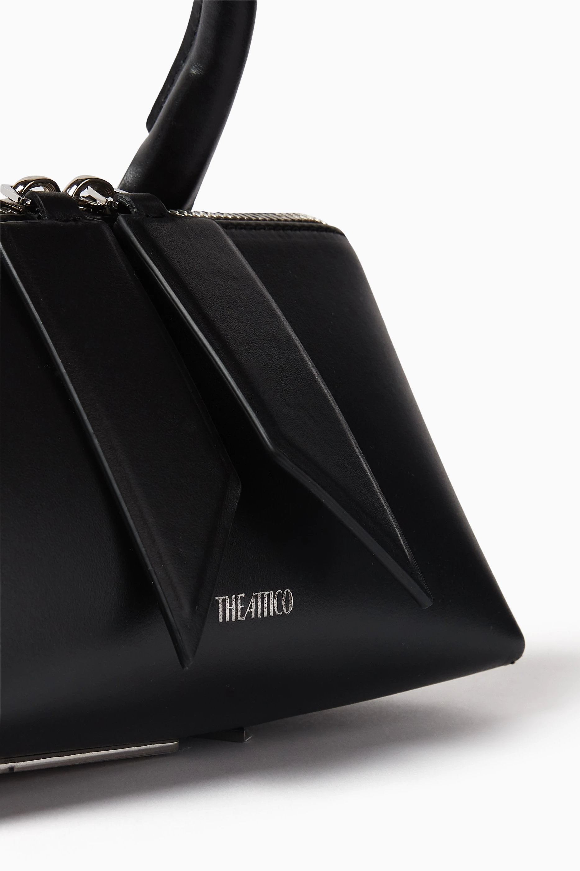 Buy The Attico Black Friday Crossbody Bag in Leather for