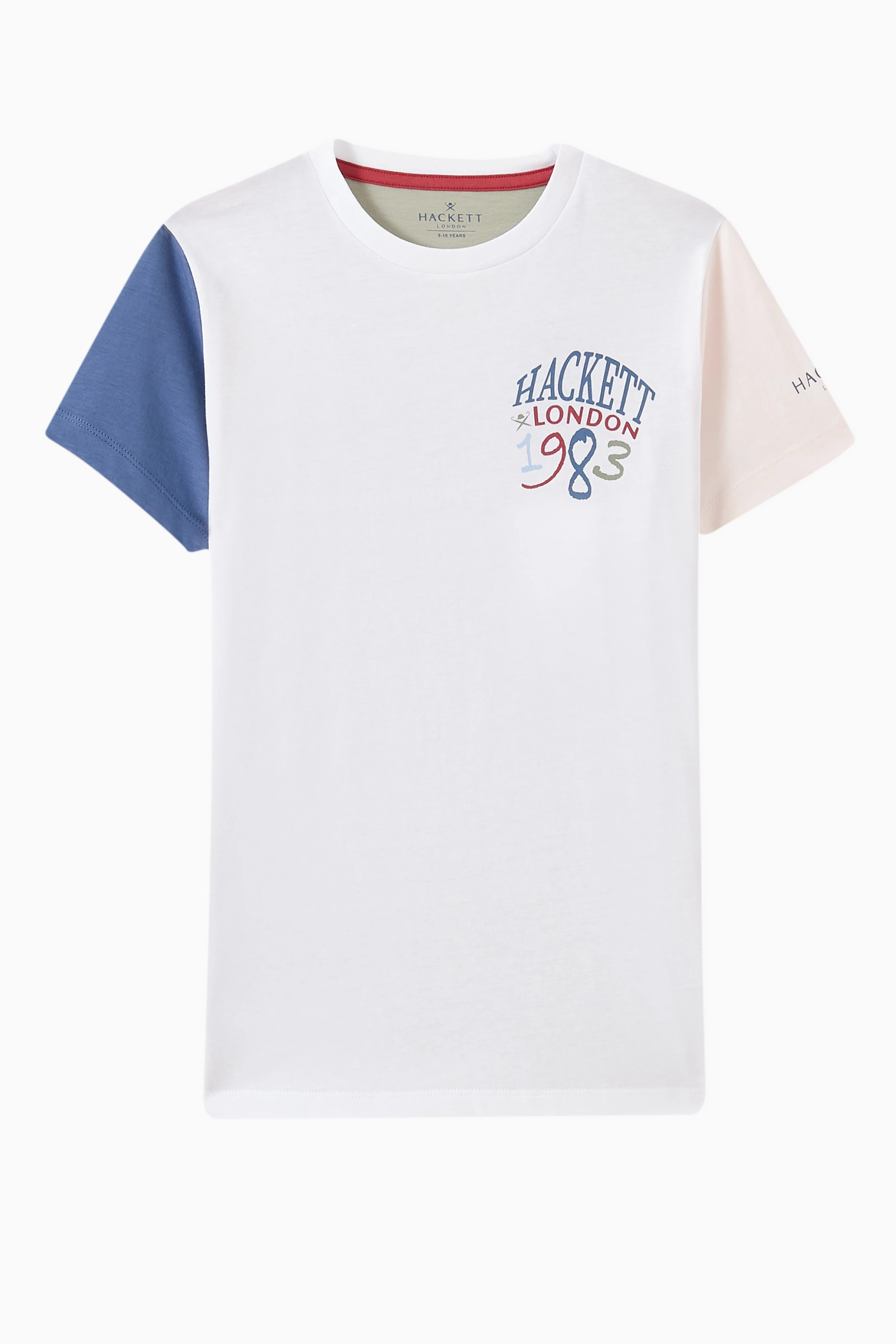 Buy Hackett London White Logo Print T shirt in Cotton for Boys Online Ounass Kuwait