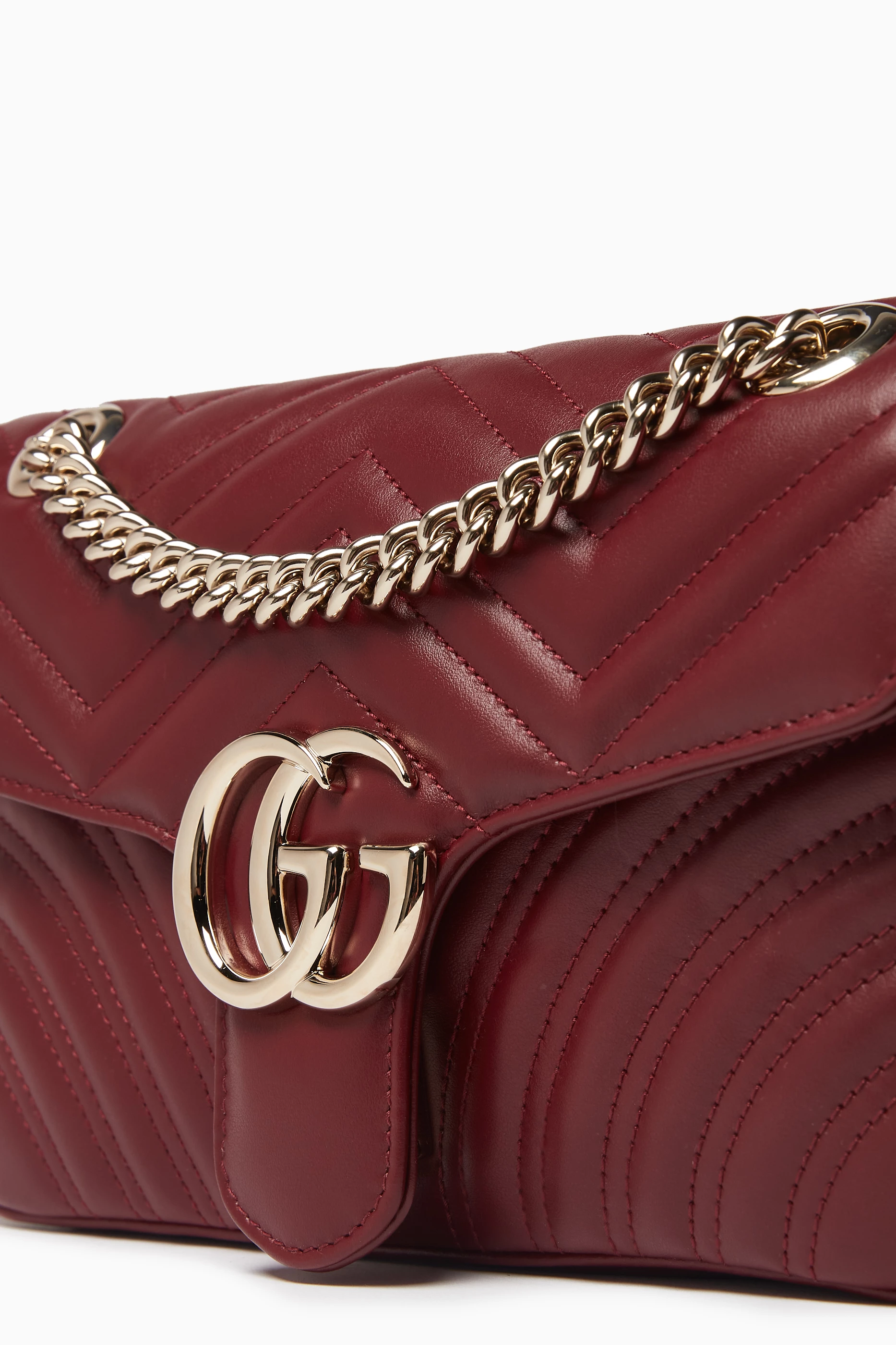 Gucci marmont chevron new arrivals