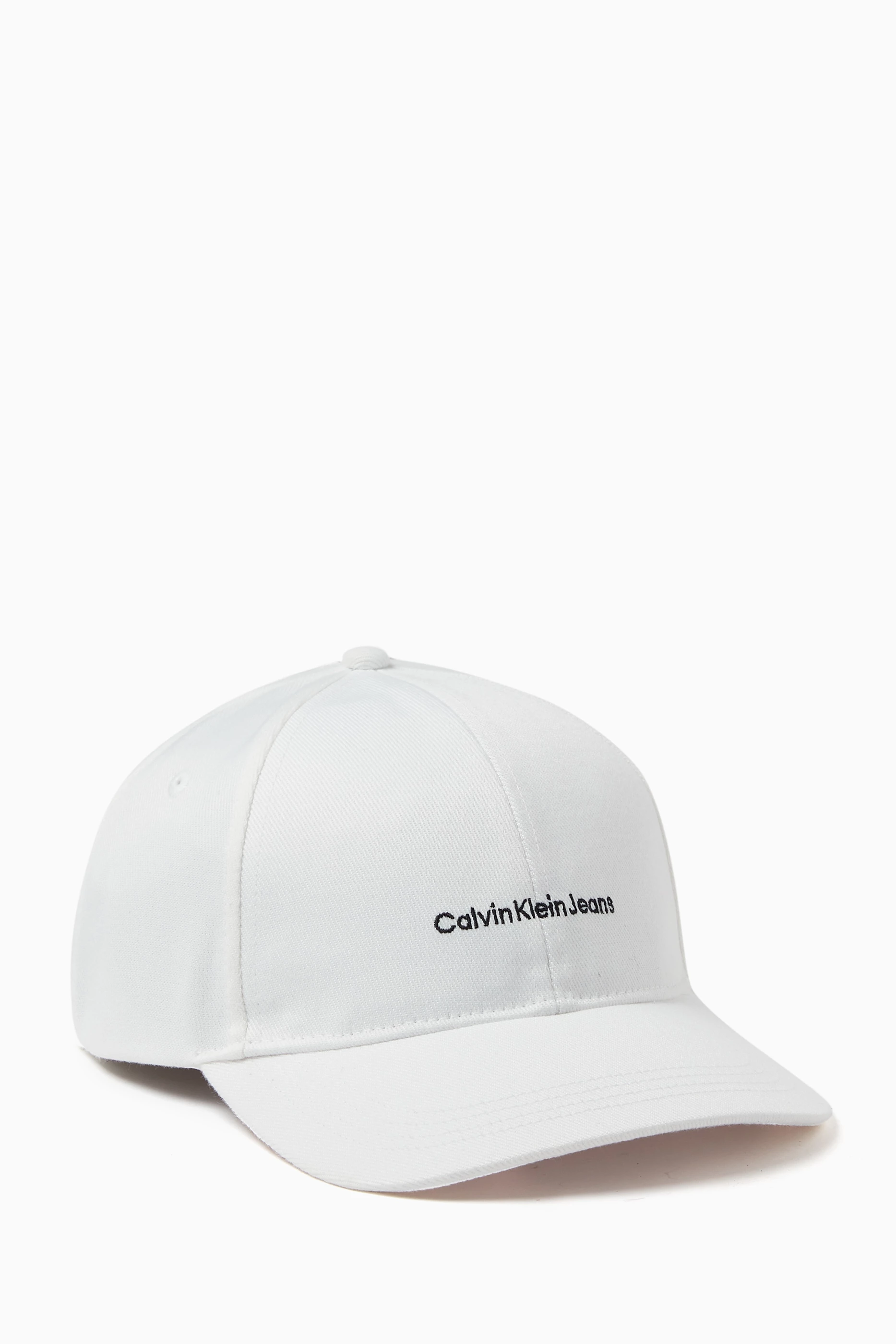 Calvin klein white cap hot sale
