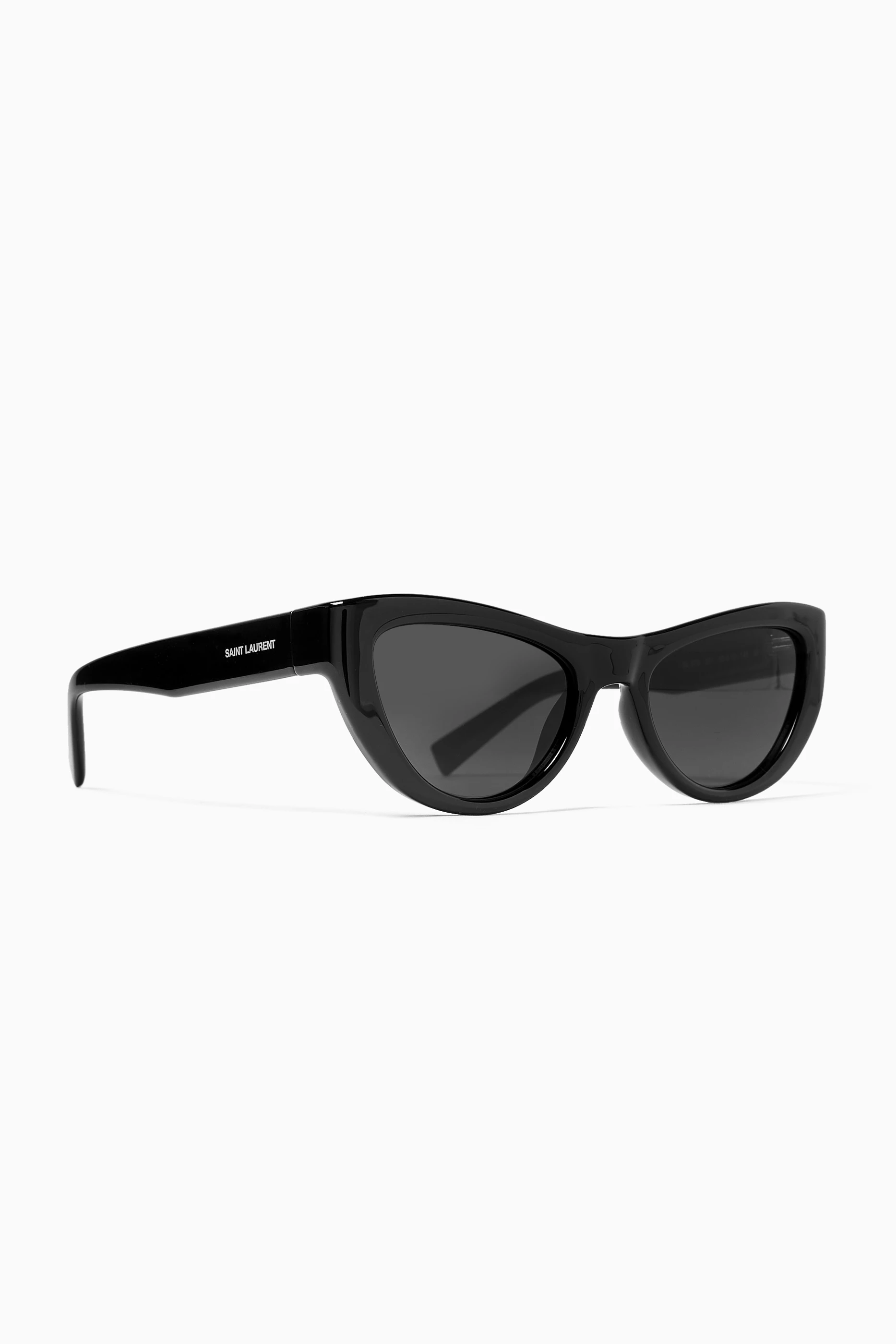 NEW Saint Laurent SL676 Cat Eye Sunglasses in Black display picture 2
