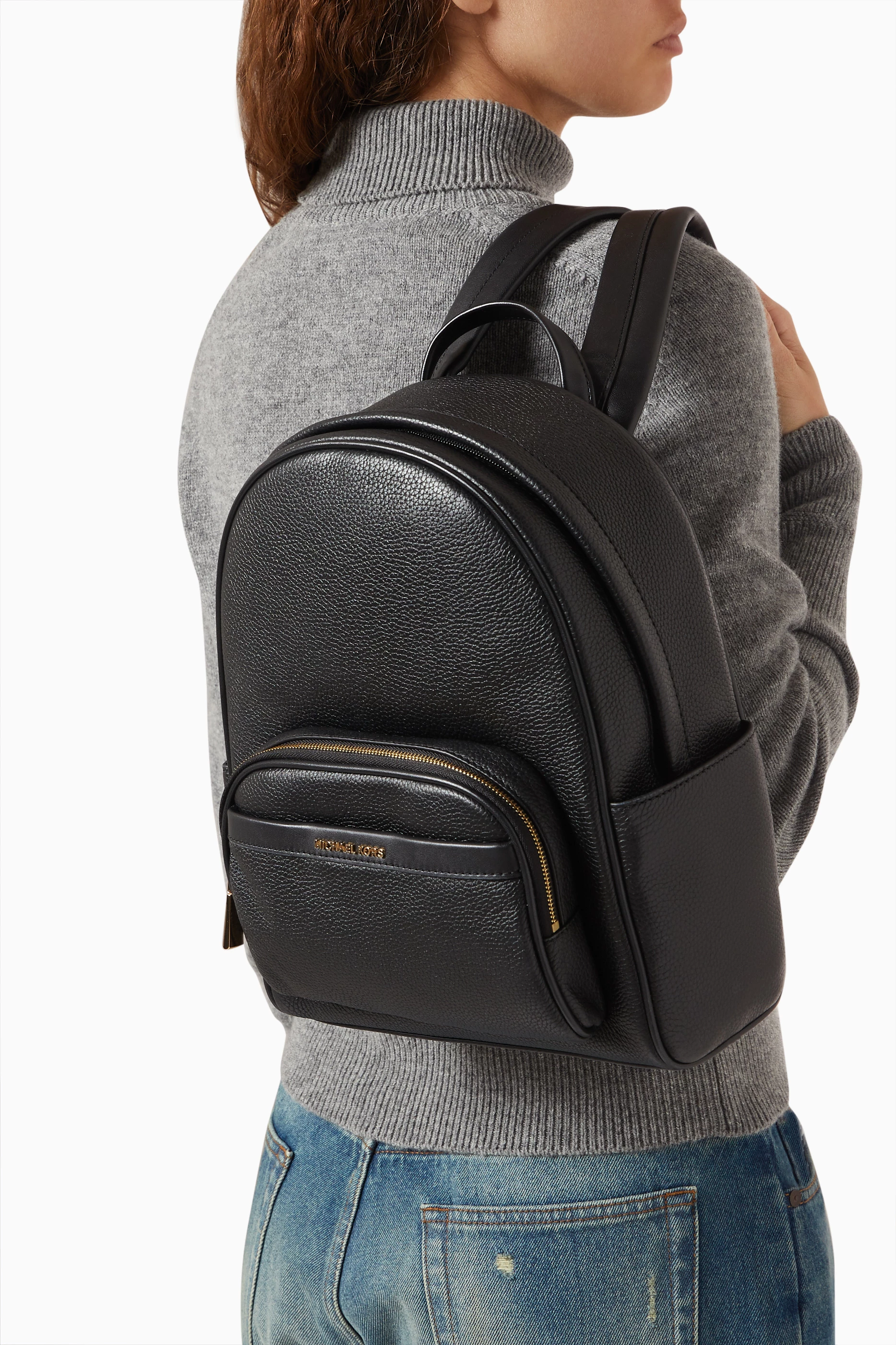 Michael Kors Black Medium Backpacks Michael Kors Erin Medium