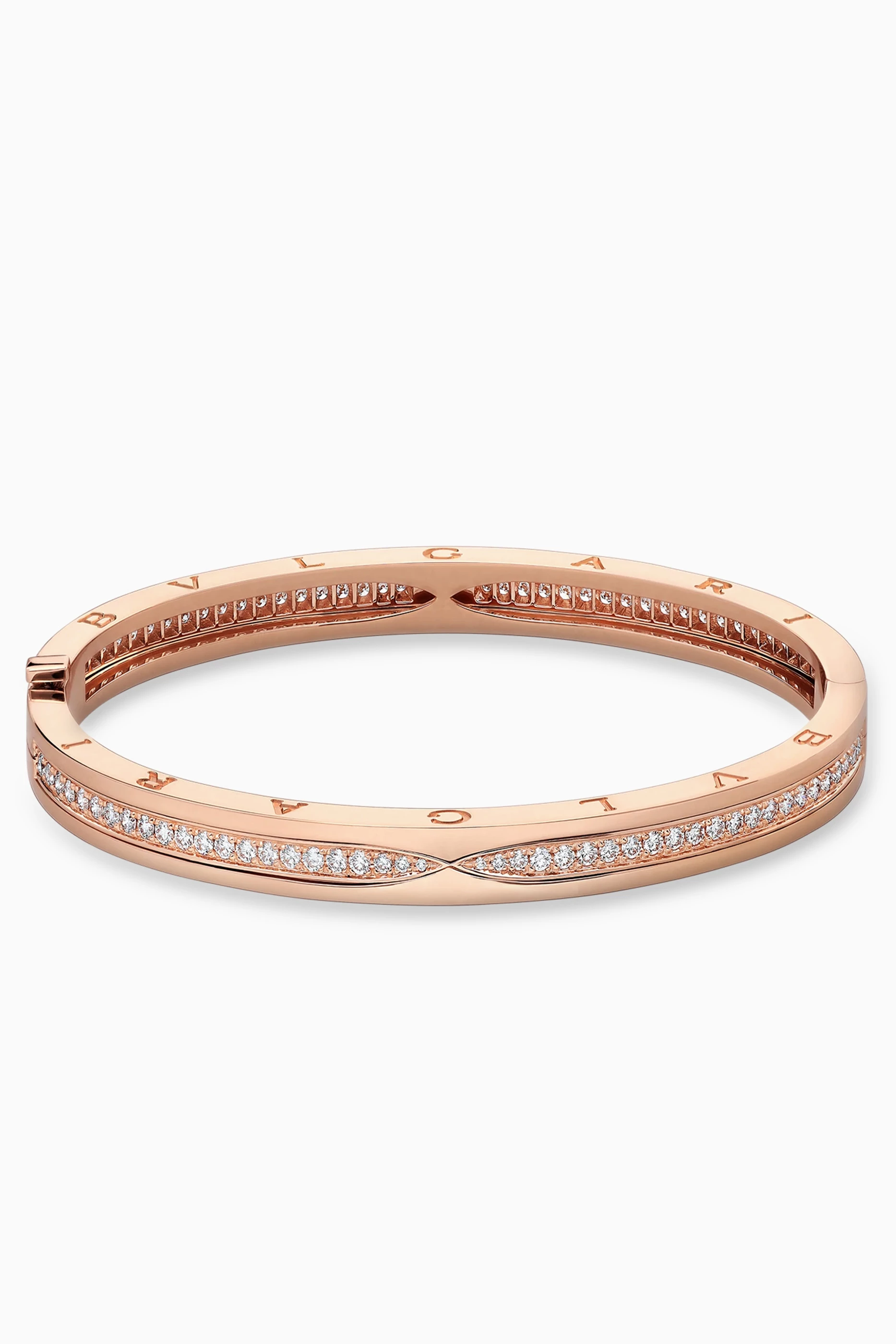 Bvlgari B Zero1 Bangle Bracelet Full Diamonds Buy BVLGARI Rose
