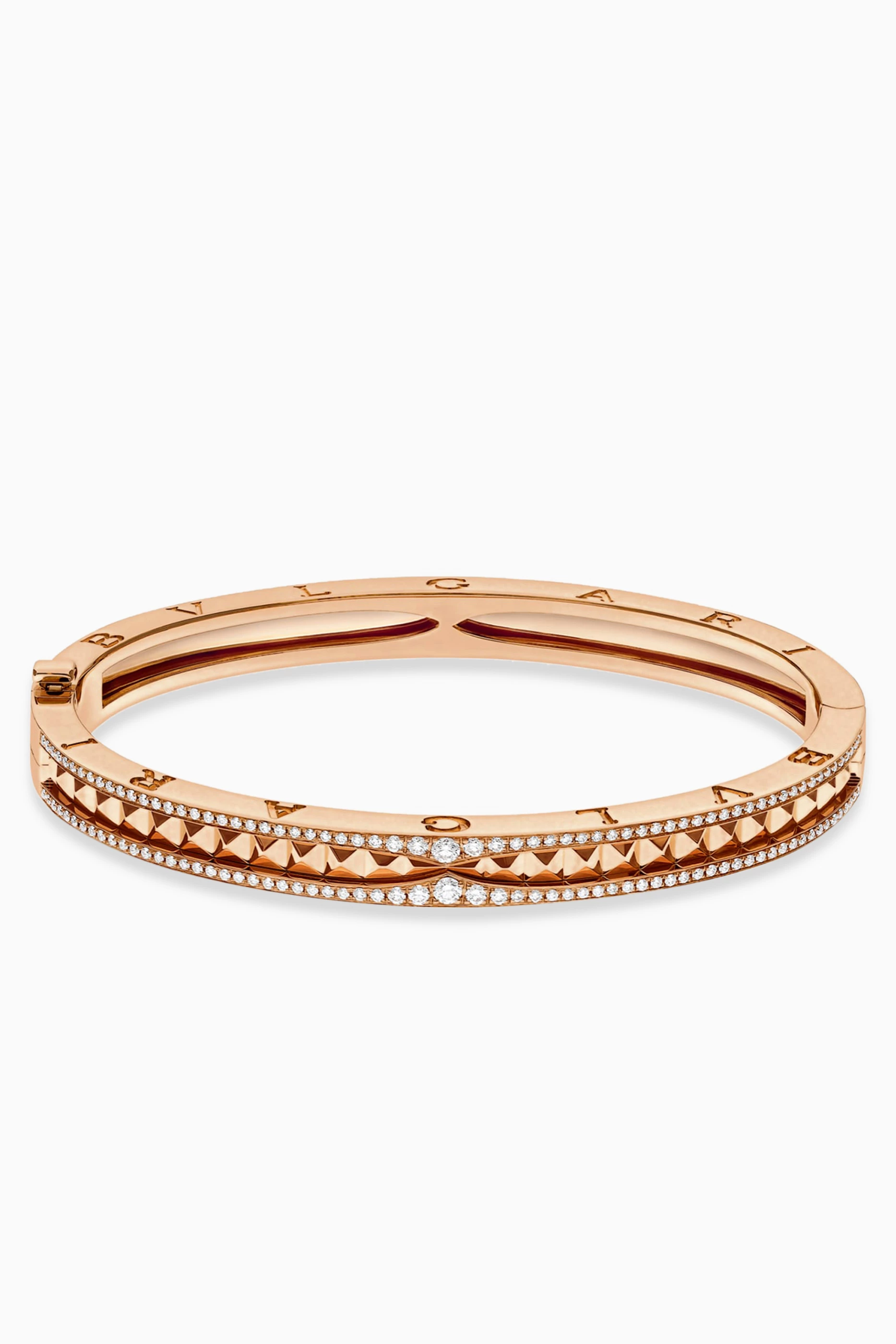 Diamond Bracelet Bvlgari Bzero Bracelet Buy BVLGARI Rose Gold Rock