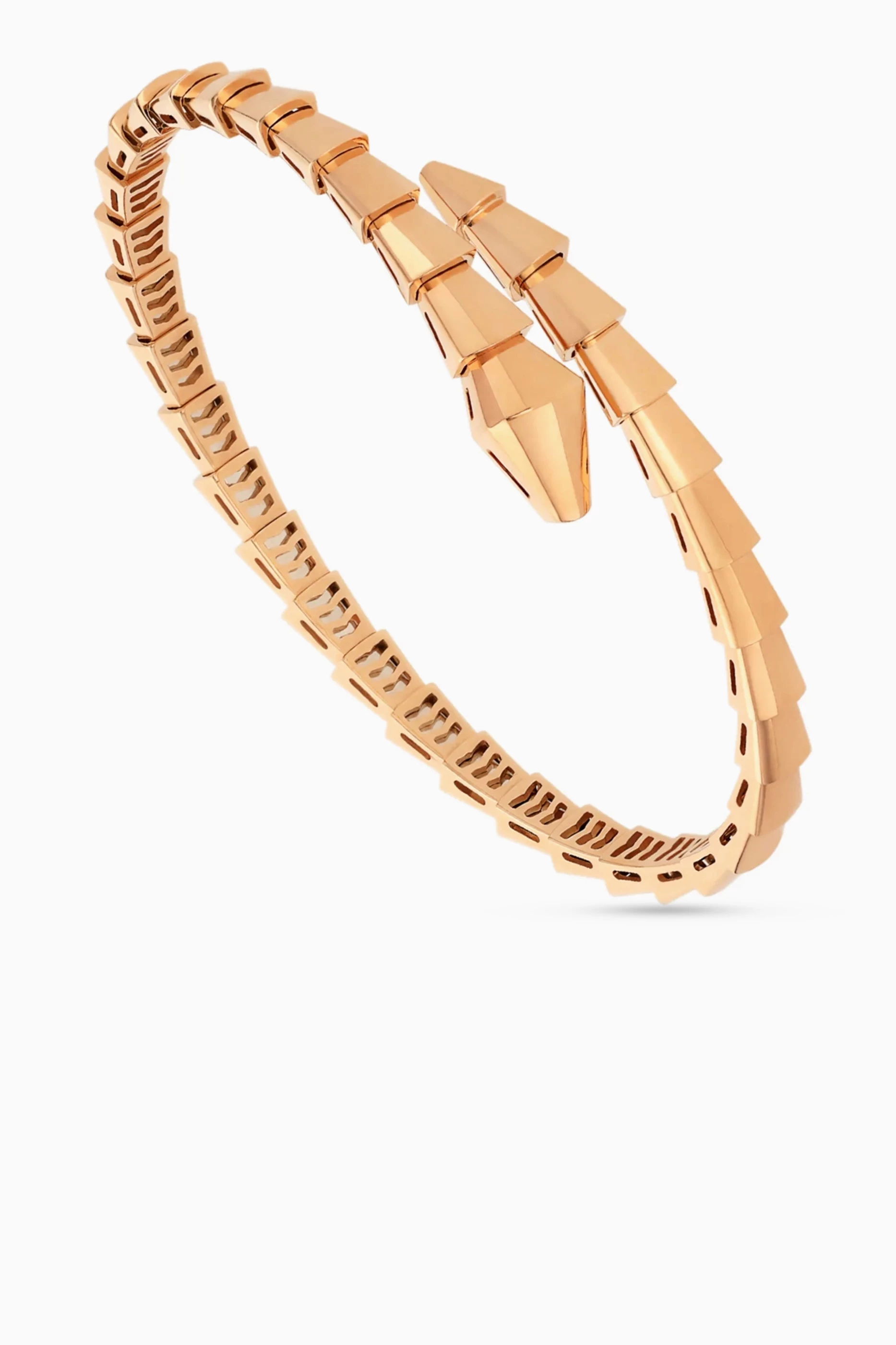 Buy BVLGARI Rose Gold Serpenti Viper Bracelet in 18kt Rose Gold