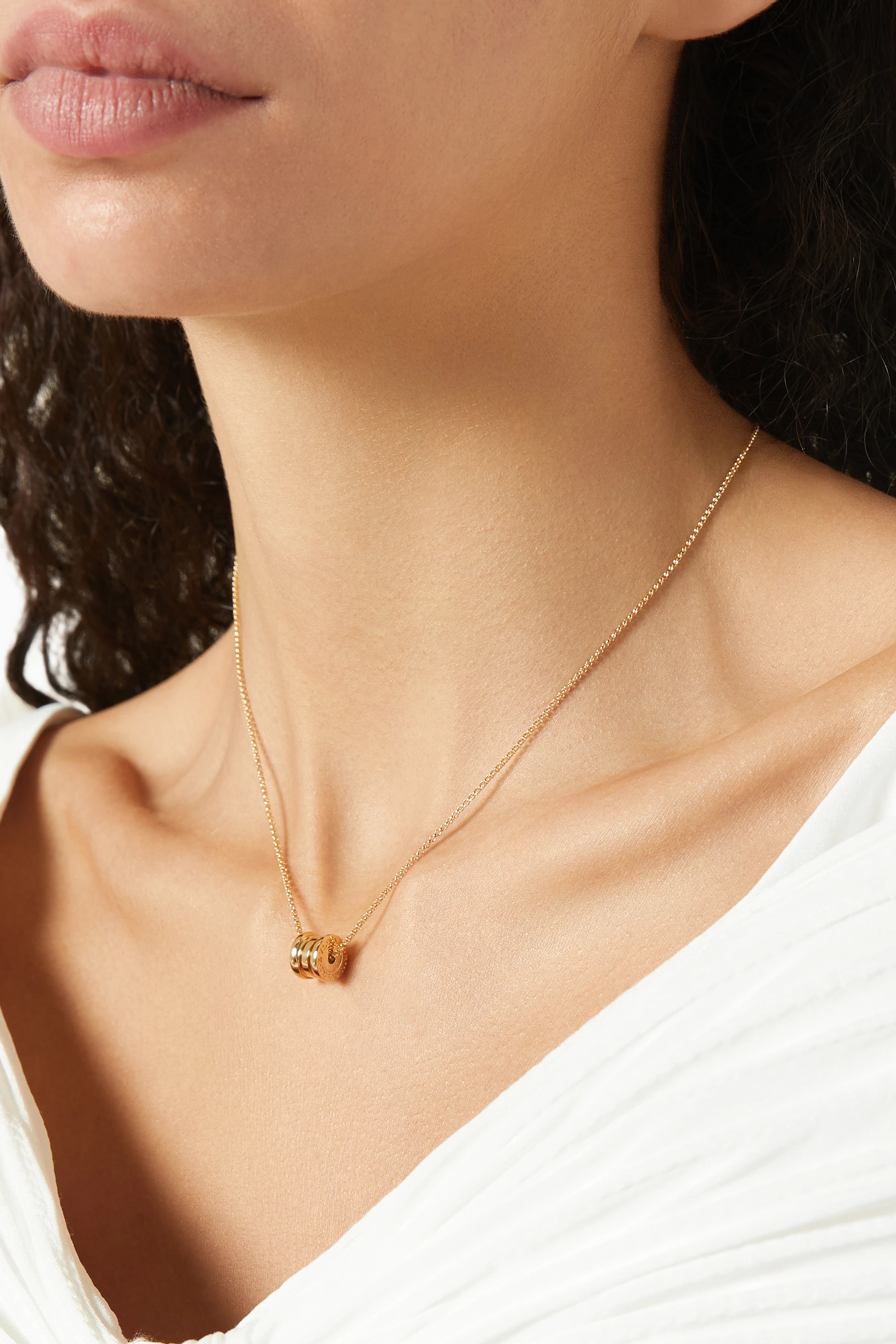 Match Bvlgari Bzero Necklace BVLGARI Design Legend 18K Rose Gold