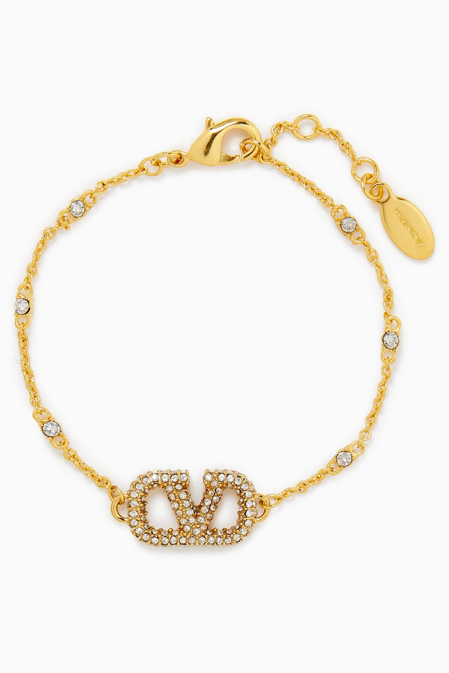 アクセサリーその他 Valentino Garavani Coer  bracelet gold-coloured in  Buy Valentino Garavani Metallic Valentino Garavani VLOGO