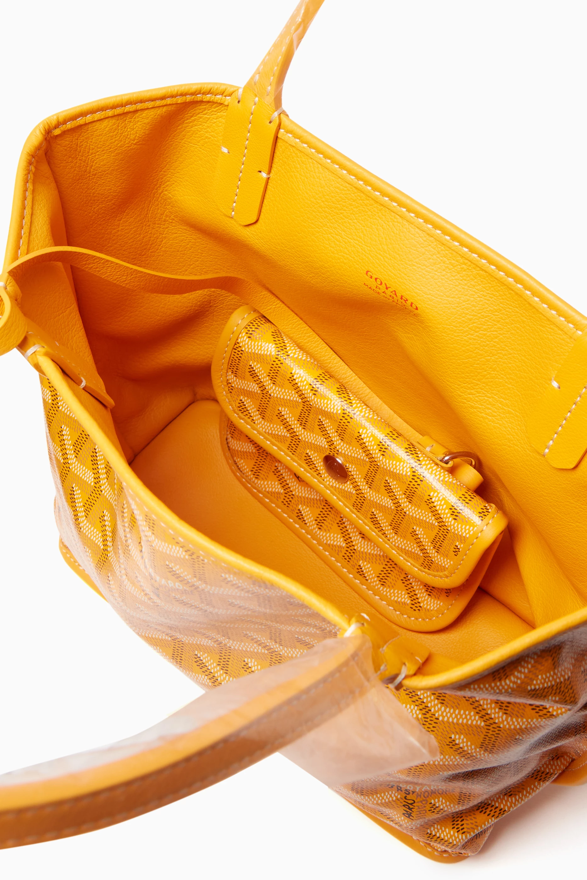 Goyard mini tote yellow best sale