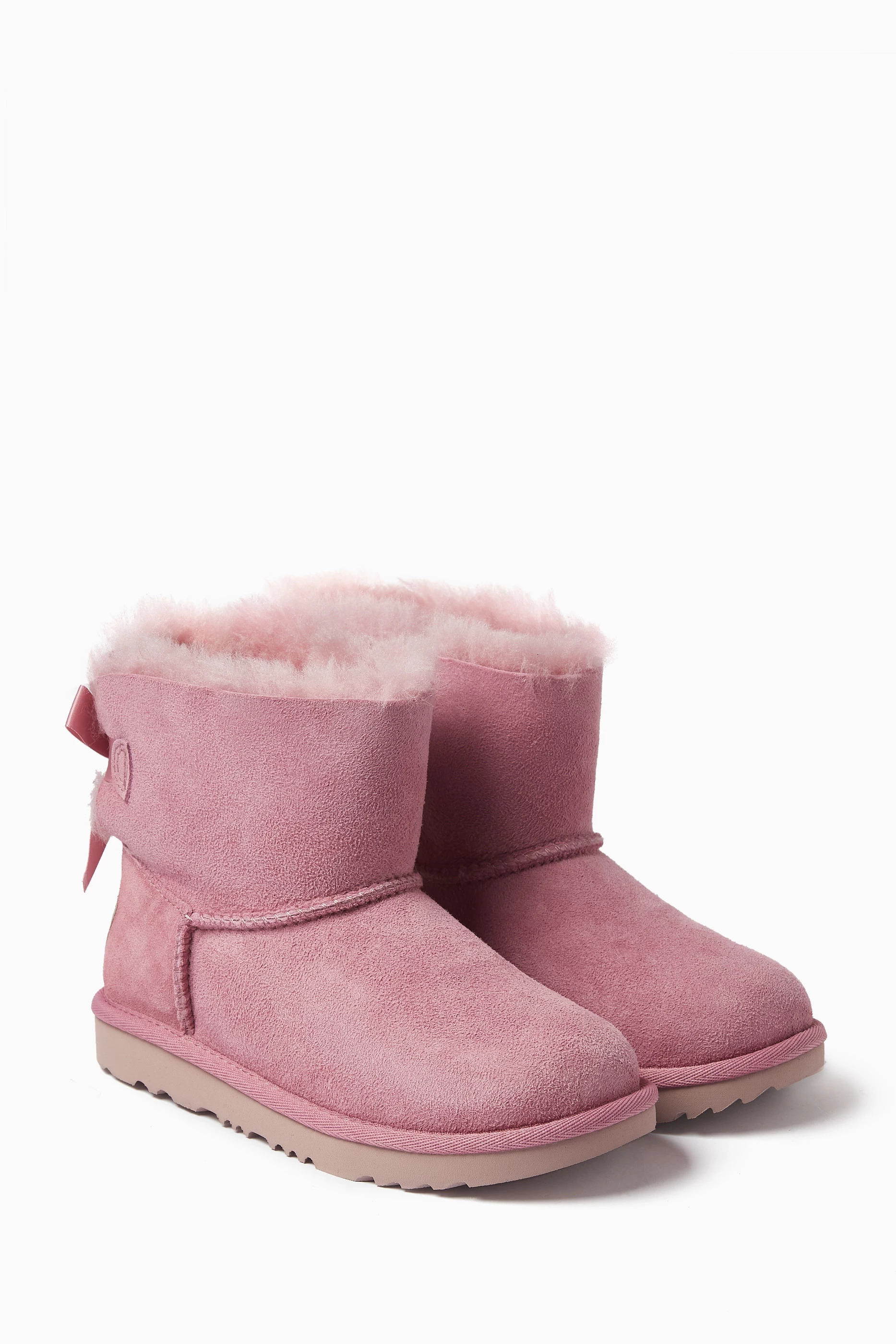 Buy UGG Pink Mini Bailey Bow II Boot for Girls Online