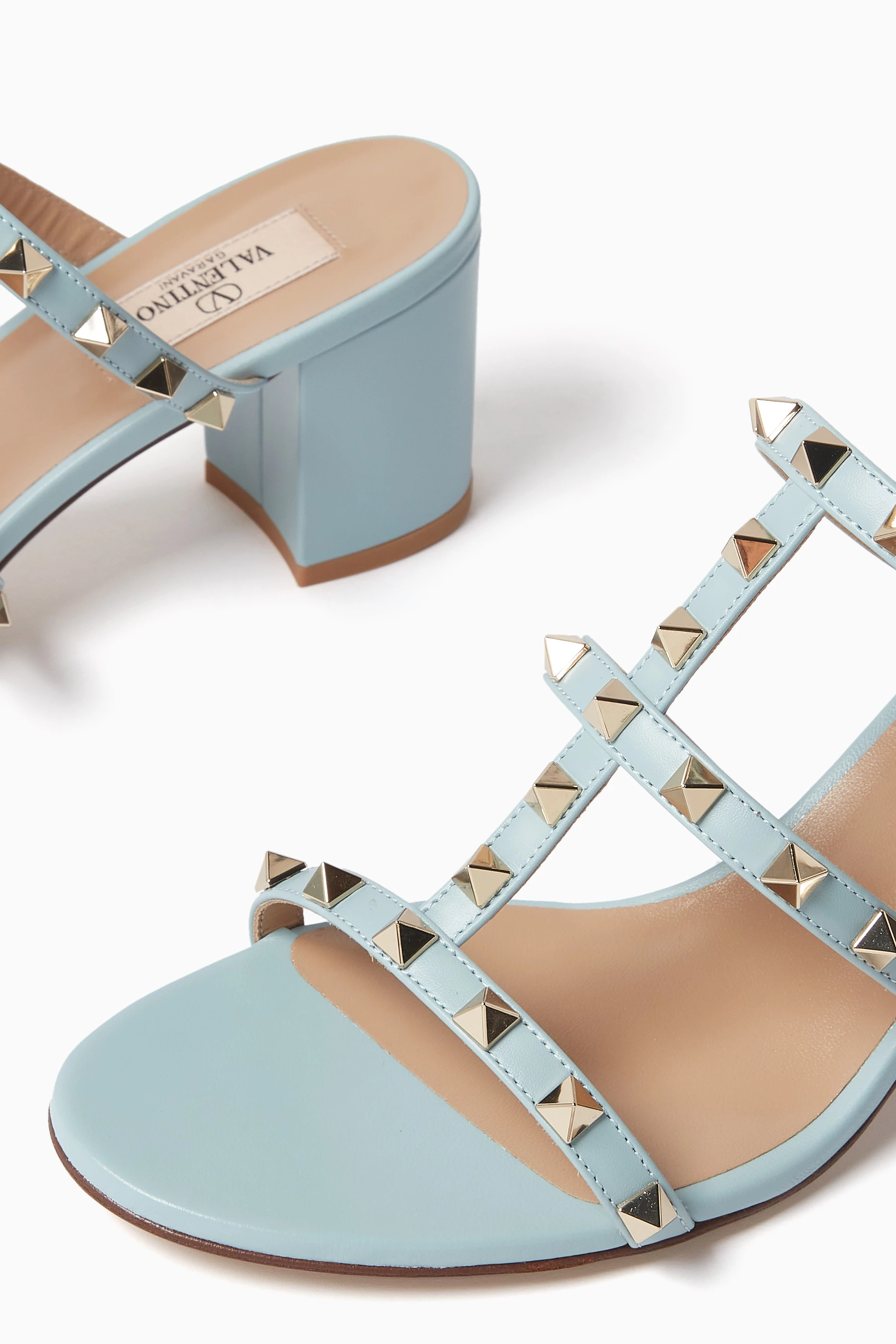 Buy Valentino Garavani Blue Valentino Garavani Rockstud 60 Slide