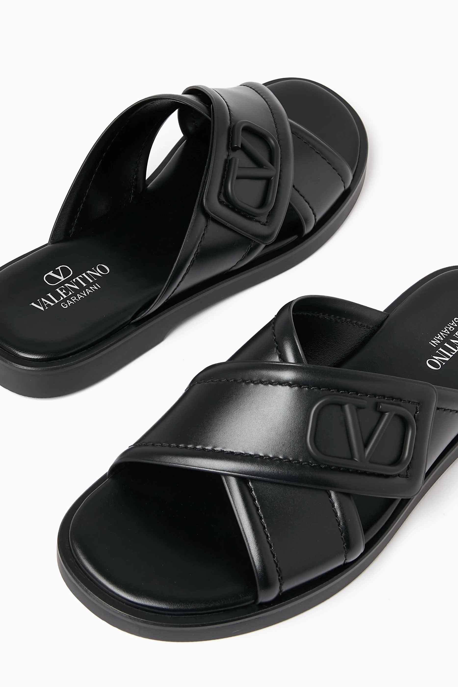 Mens black valentinos shop