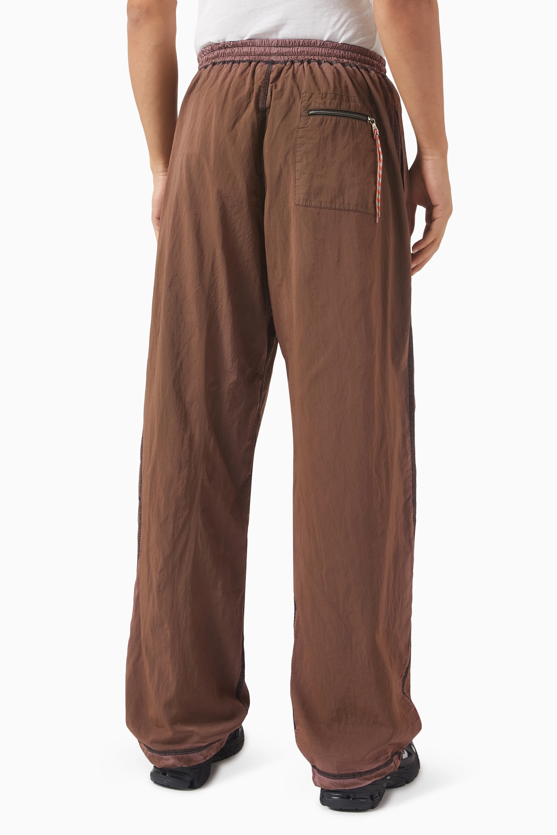 aries windcheater pants アリーズ　ナイロン　パンツ ARIES - Rag Dye Windcheater Pant Brown – STUDY SHOWROOM STORE