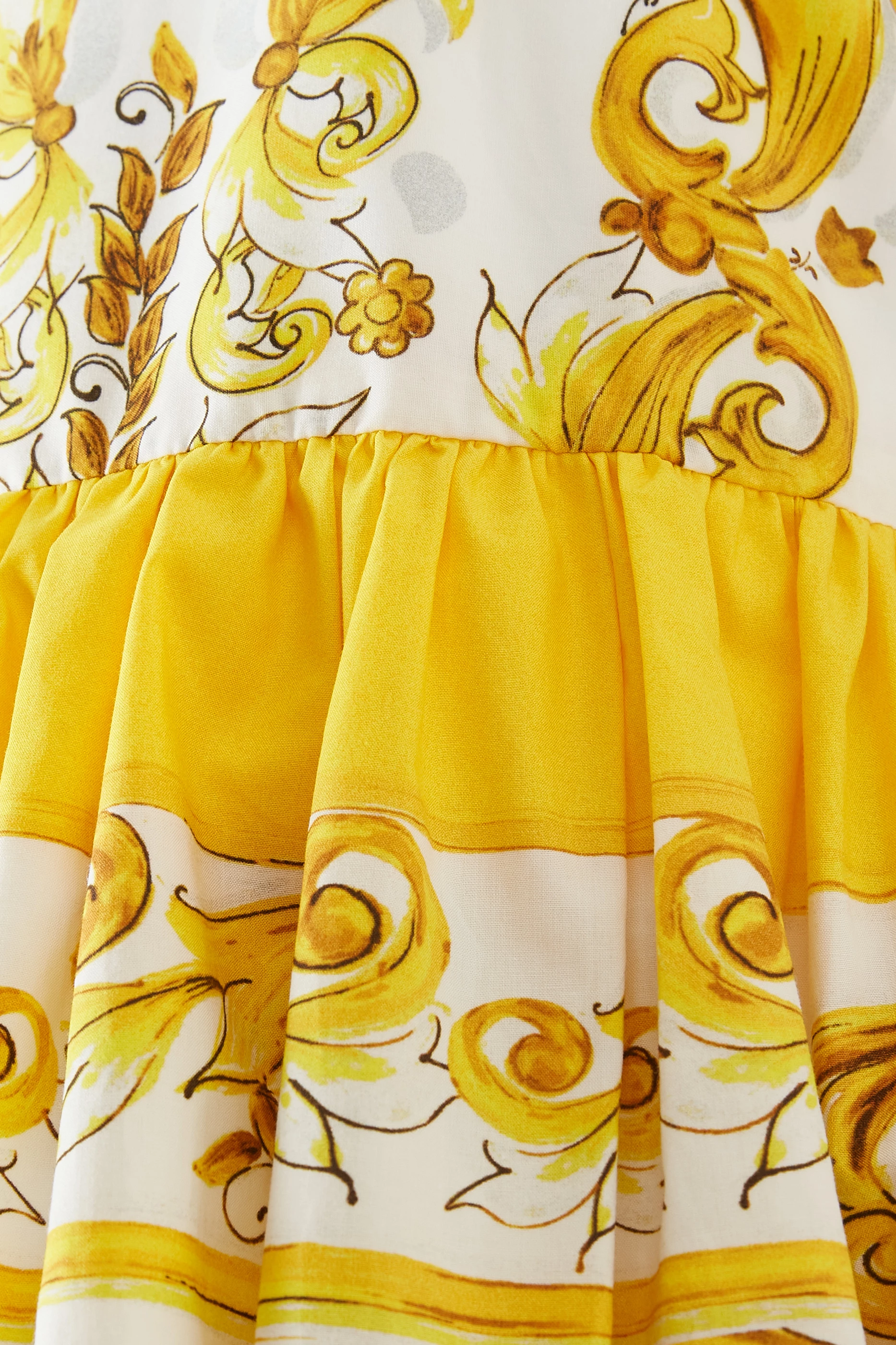 Dolce gabbana yellow dress hot sale