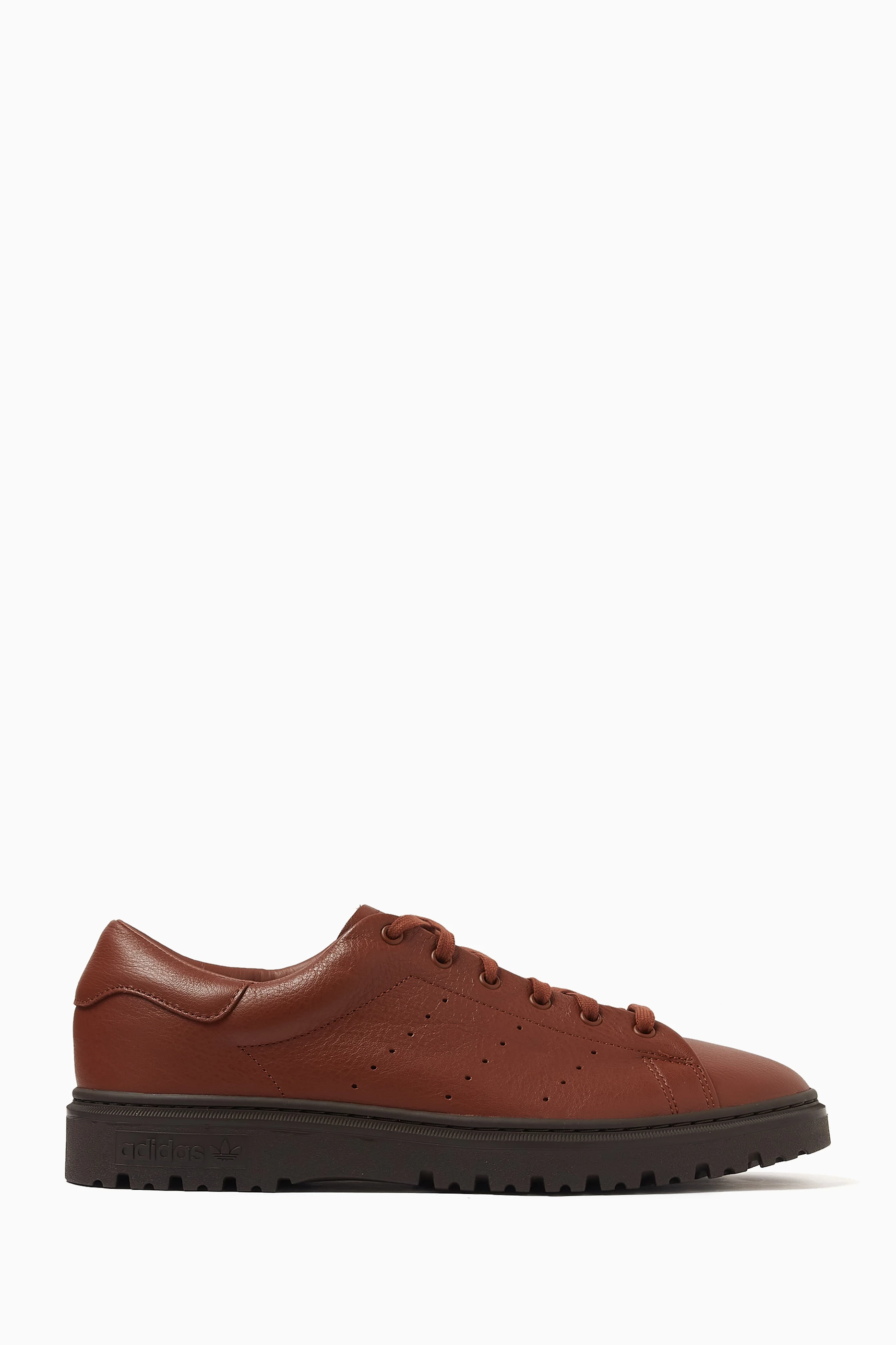 Buy adidas Brown Stan Smith Freizeit Sneakers in Leather for Men Online Ounass Kuwait