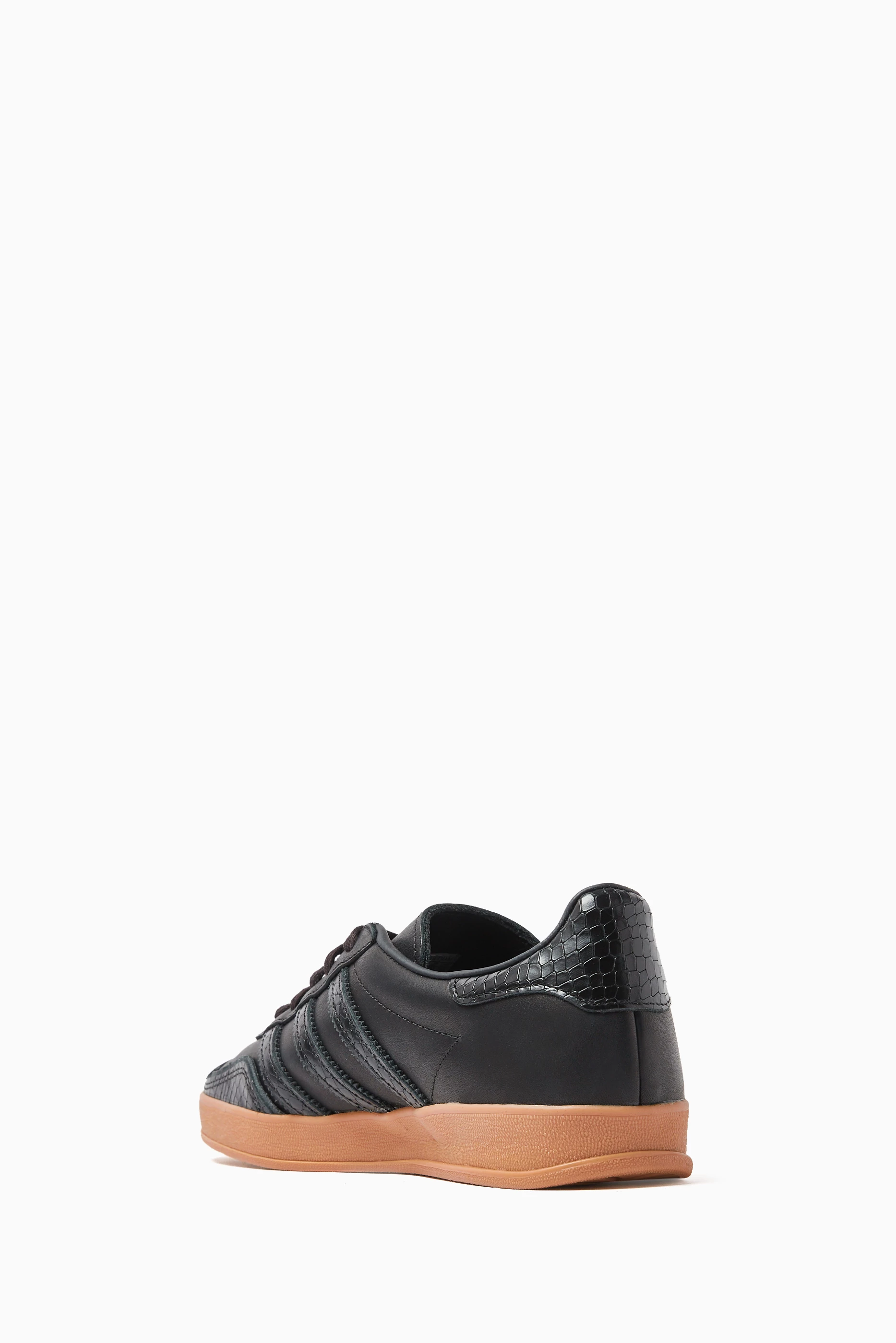 Buy adidas Black Gazelle Indoor Sneakers in Leather for Men Online | Ounass  Kuwait