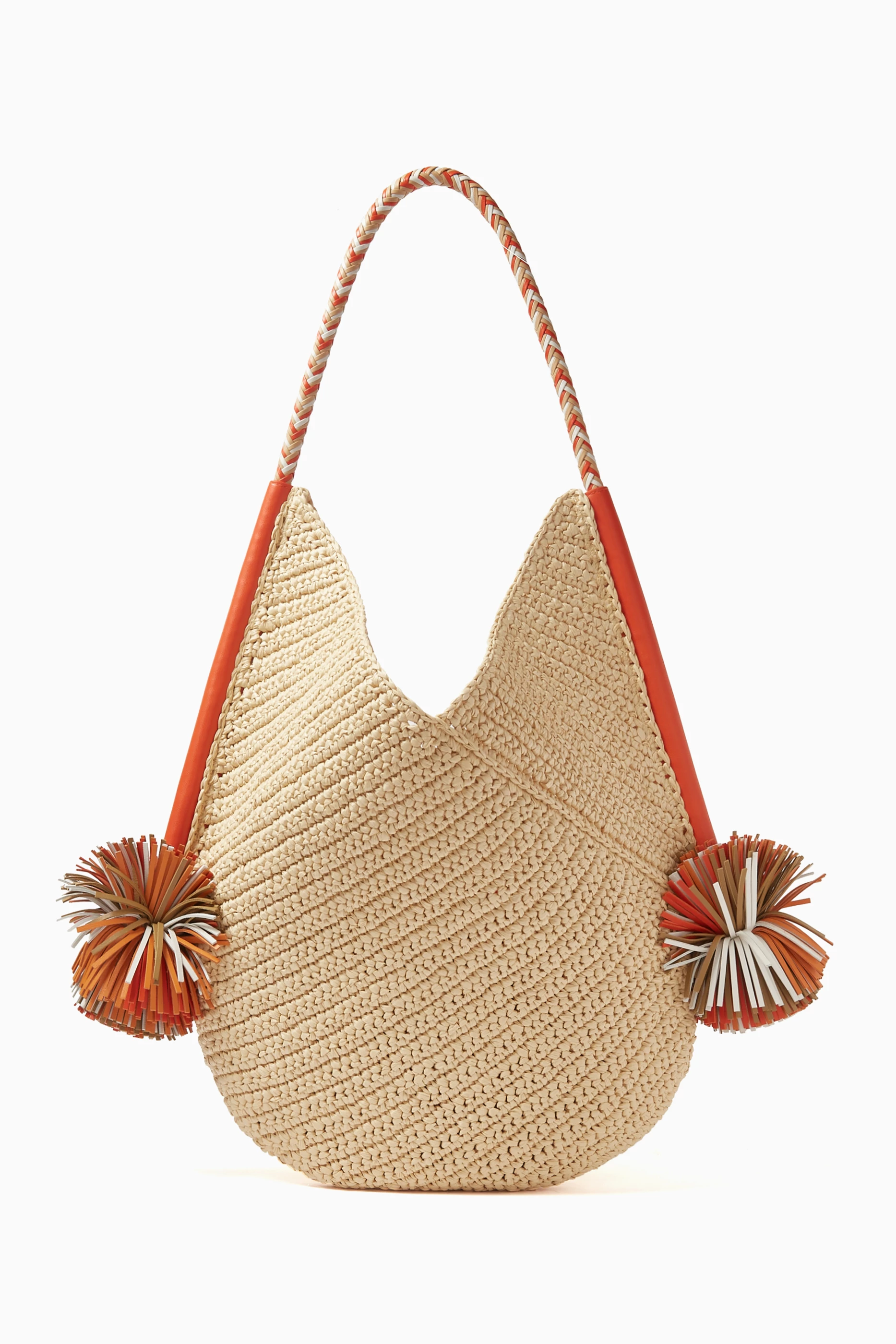 Buy Bottega Veneta Orange Medium Solstice Shoulder Bag in