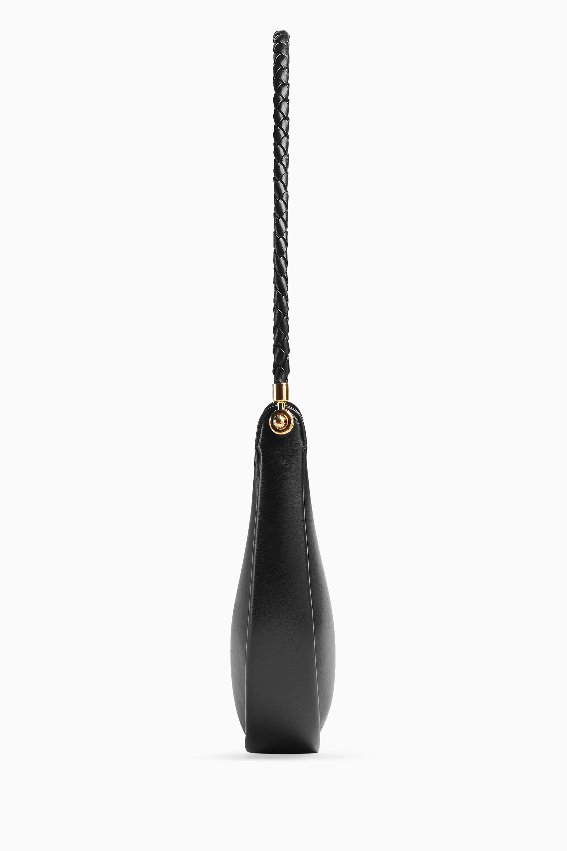 ■BOTTEGA VENETA■ Hula Hoop Shoulder Bag Black 794902V3IW11 BOTTEGA VENETA Smooth Calfskin Hula Hoop Shoulder Bag Black