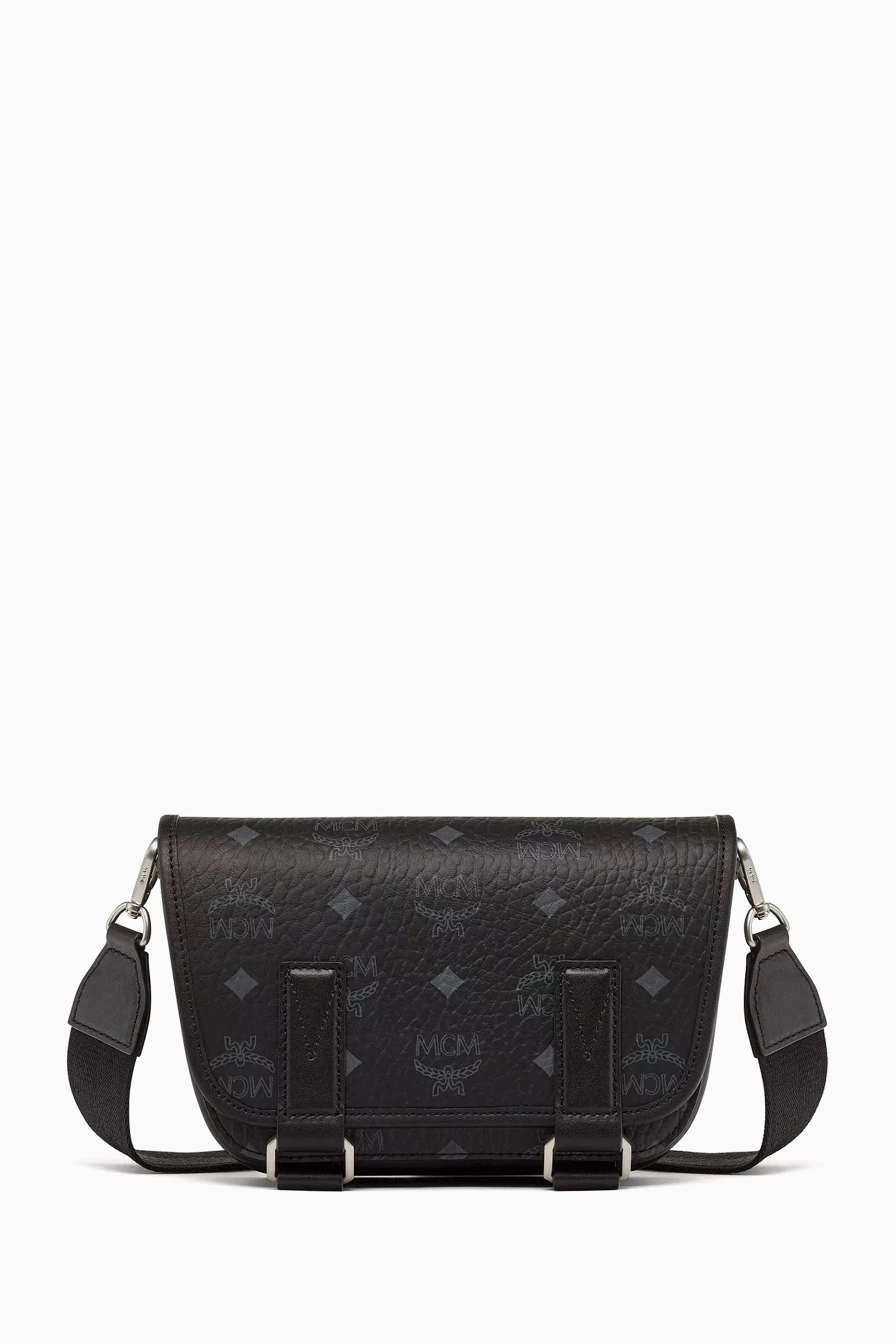 Mcm black crossbody hotsell