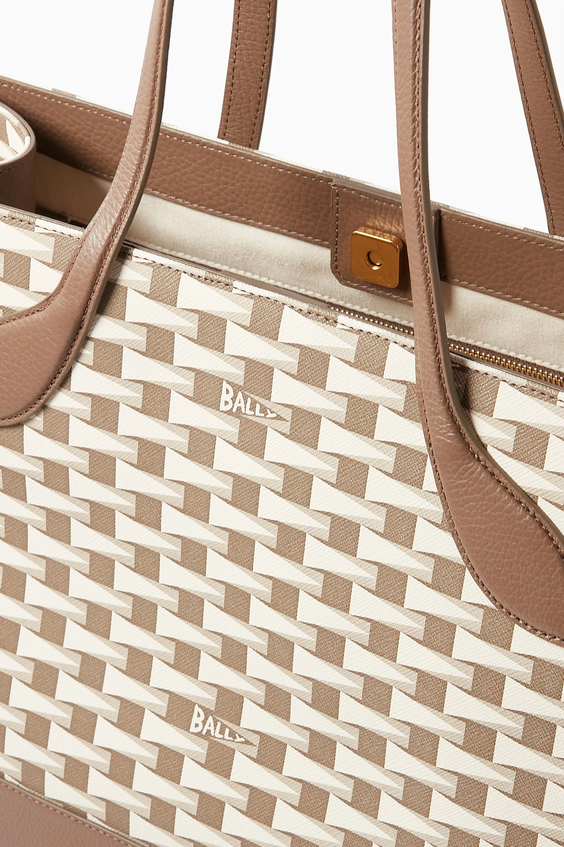 Buy Bally Brown EW Keep On Tote Bag for Women Online Ounass Kuwait