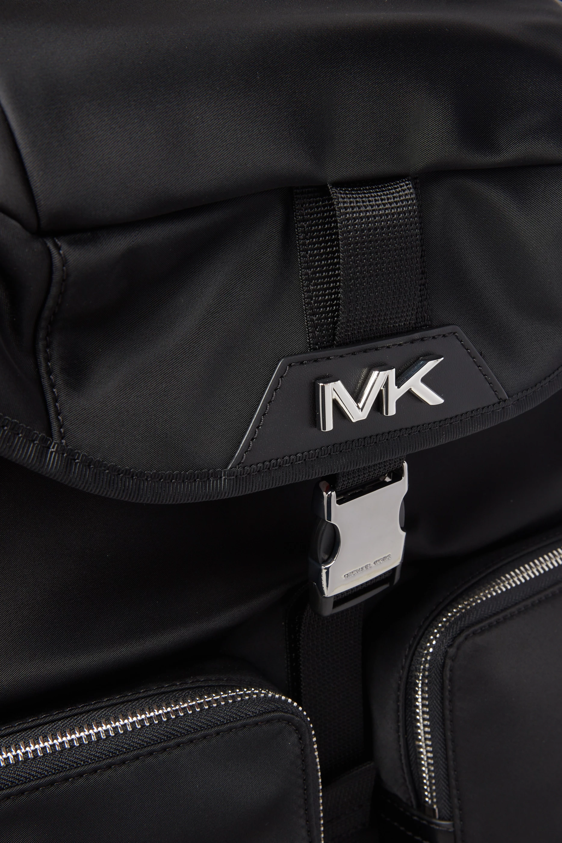 Buy Michael Kors Black Brooklyn Cargo Backpack in Recycled 
