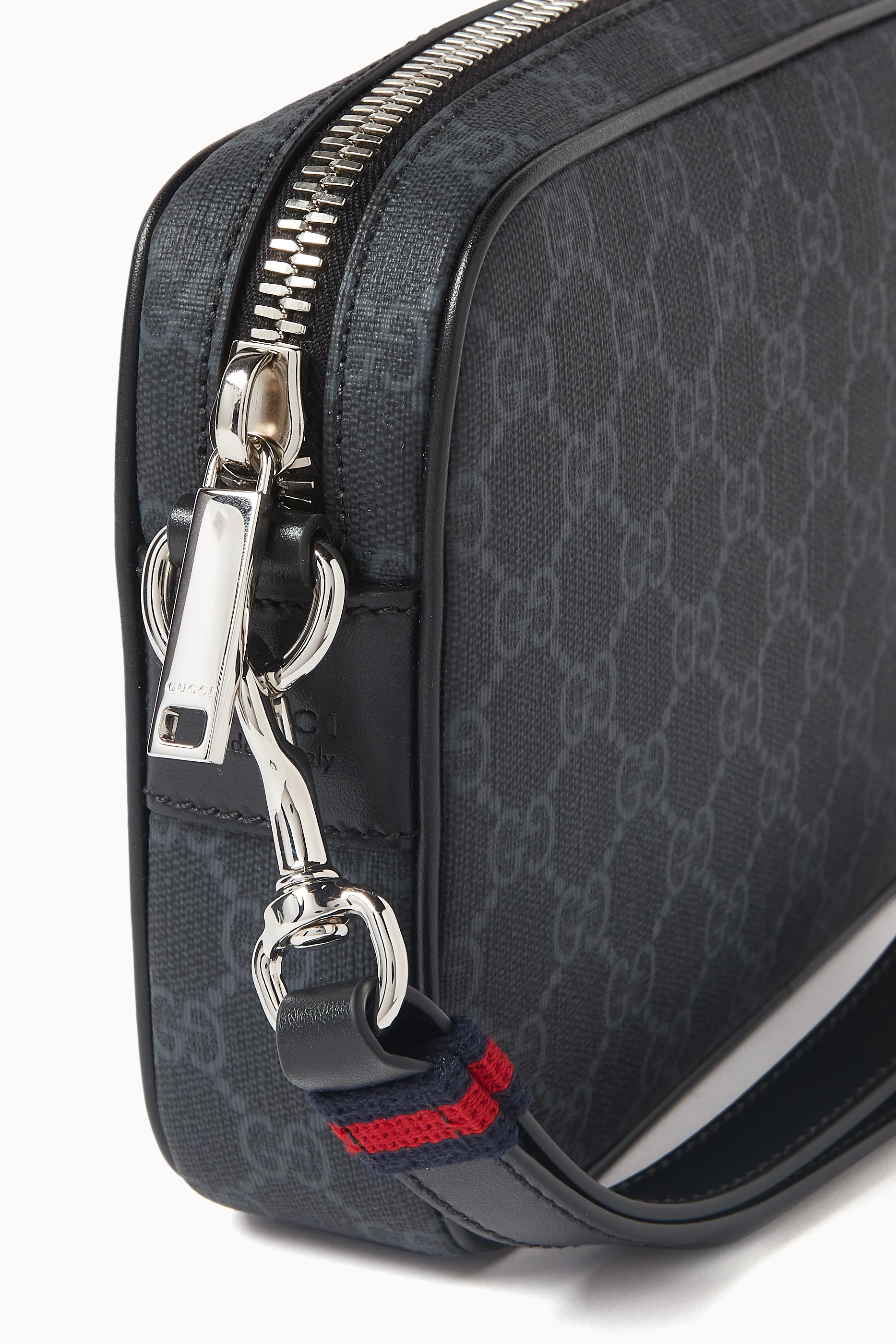 Mini Bag Gucci Pouch Bag Men Gucci Small Jumbo GG Belt Bag Black