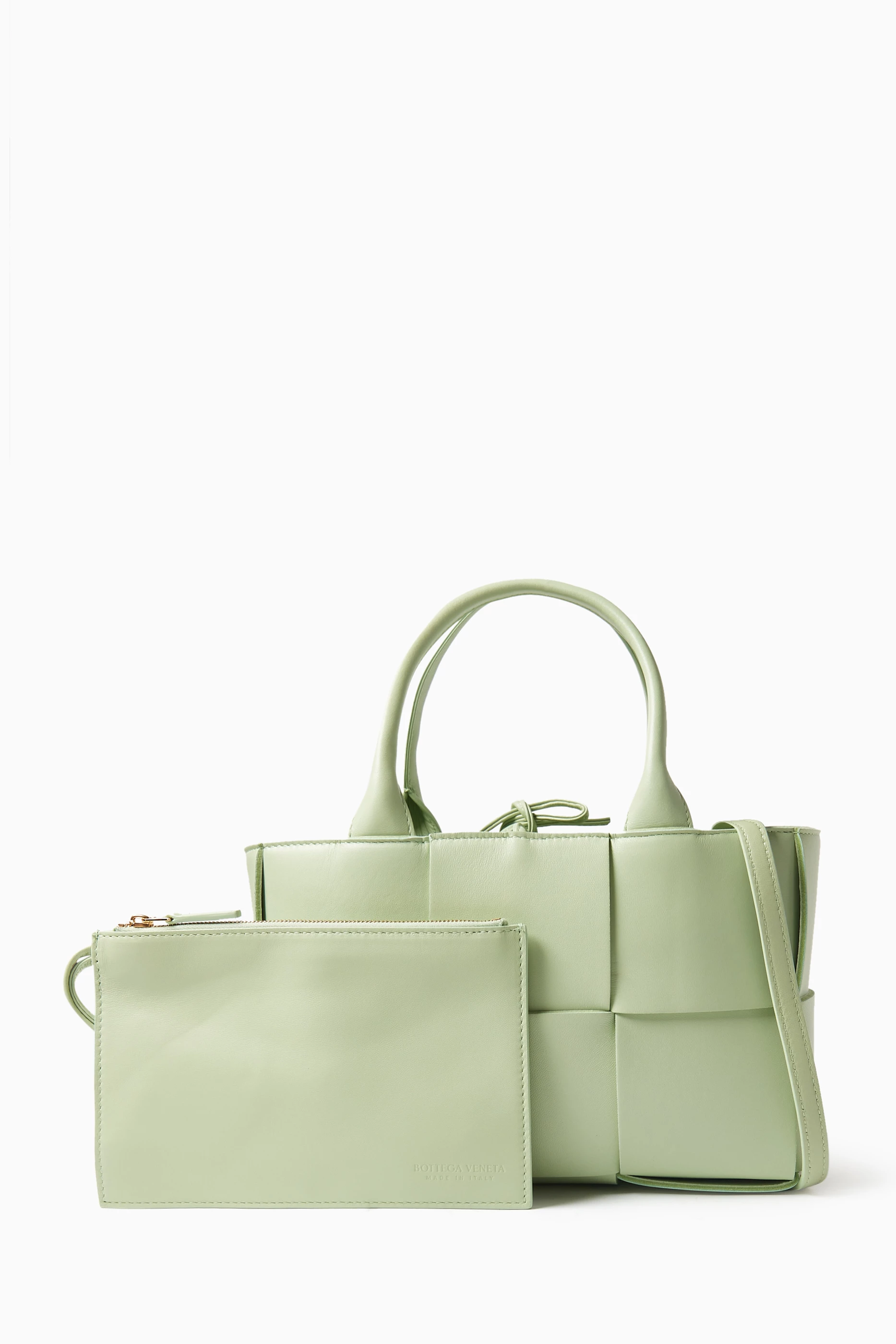 DOLCE & GABBANA Mint Tote Bag Grained