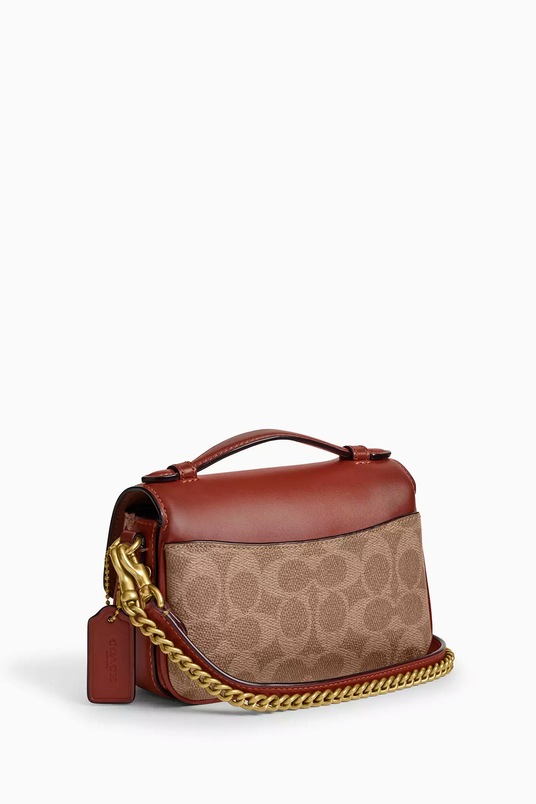 Buy Coach Brown Cassie 17 Crossbody Bag in Signature Canvas