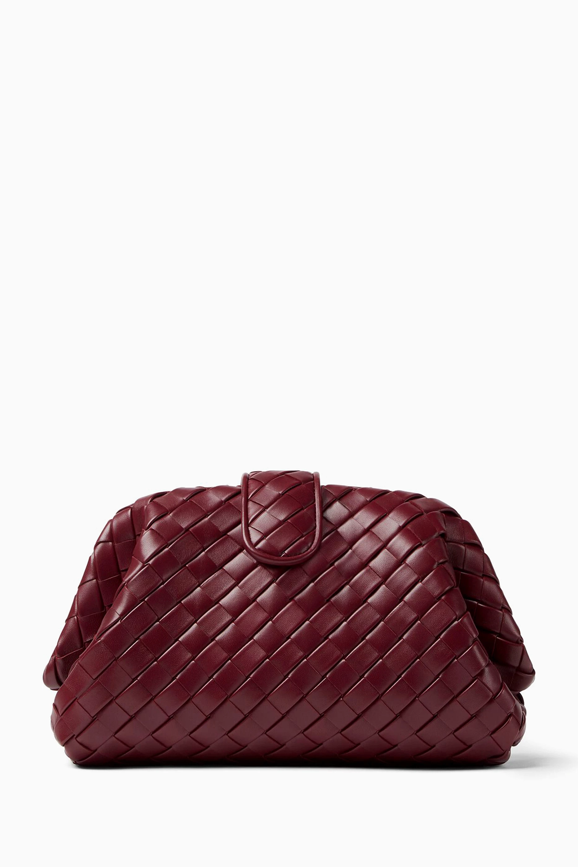 クラッチバッグ BOTTEGA VENETA Woman Clutch Burgundy 804038V4P61 2250 Bottega Veneta Andiamo clutch for Women - Burgundy in USA